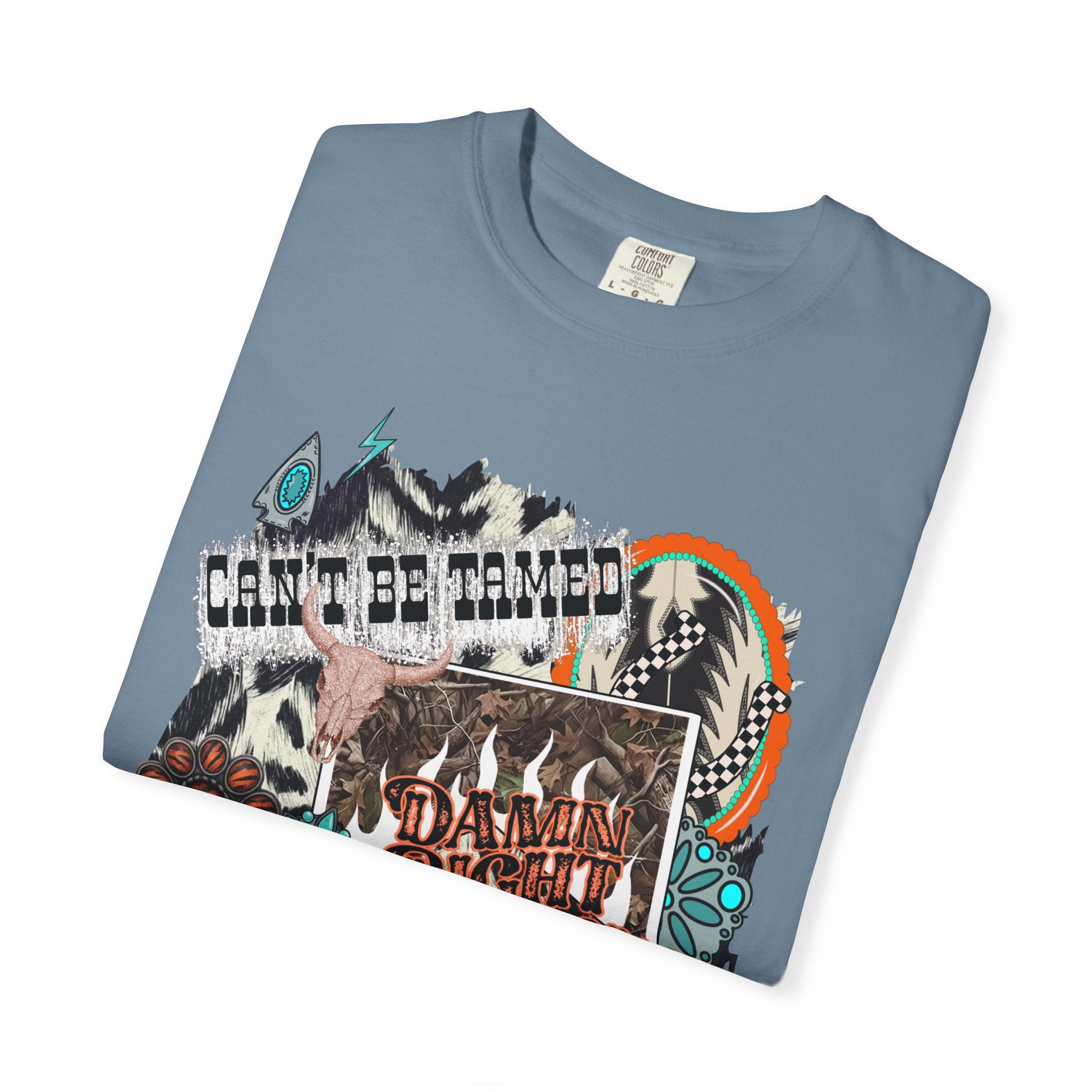 Damn Right Cowboy Graphic Tee - Comfort Colors
