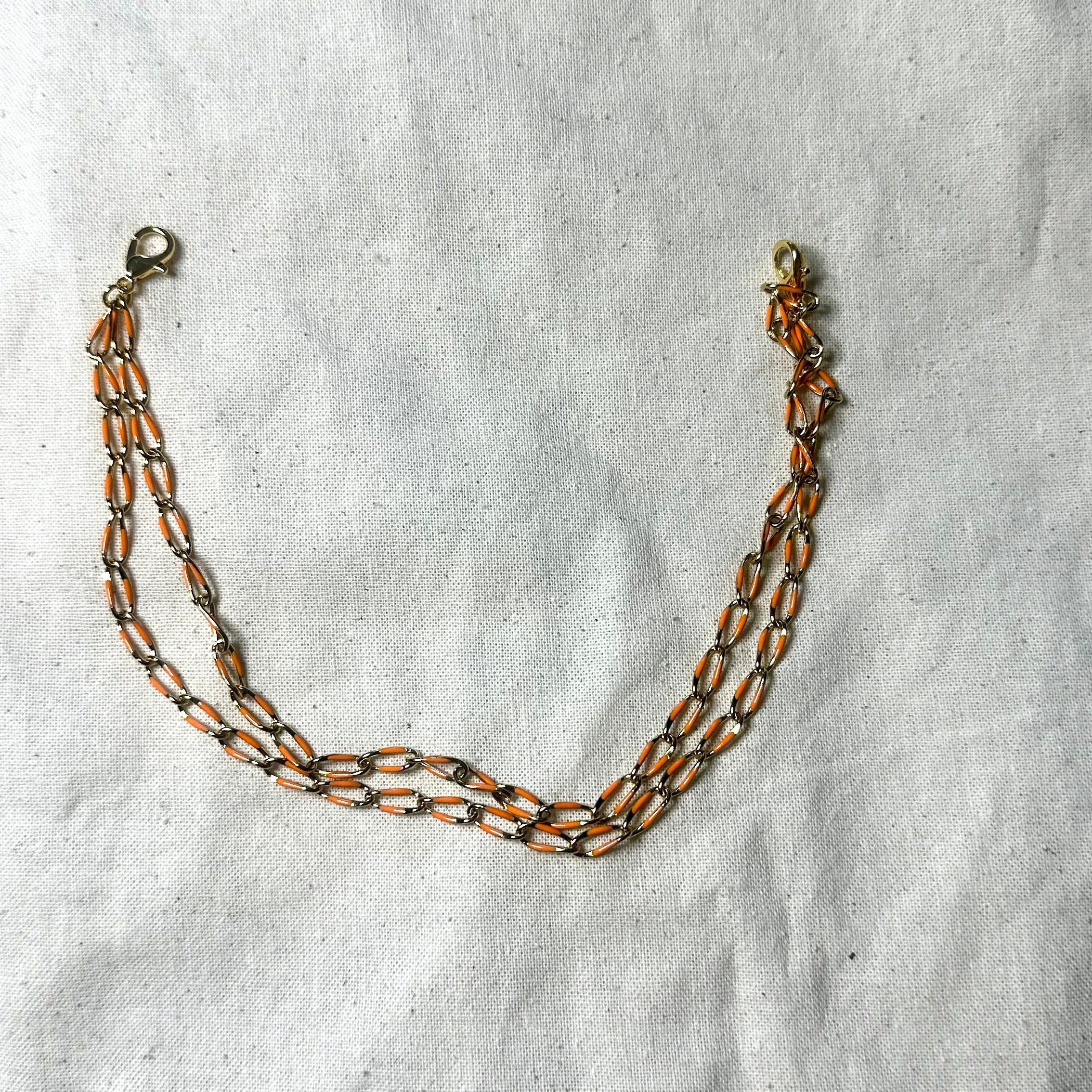 Double Layer Neon Drip Hat Chains