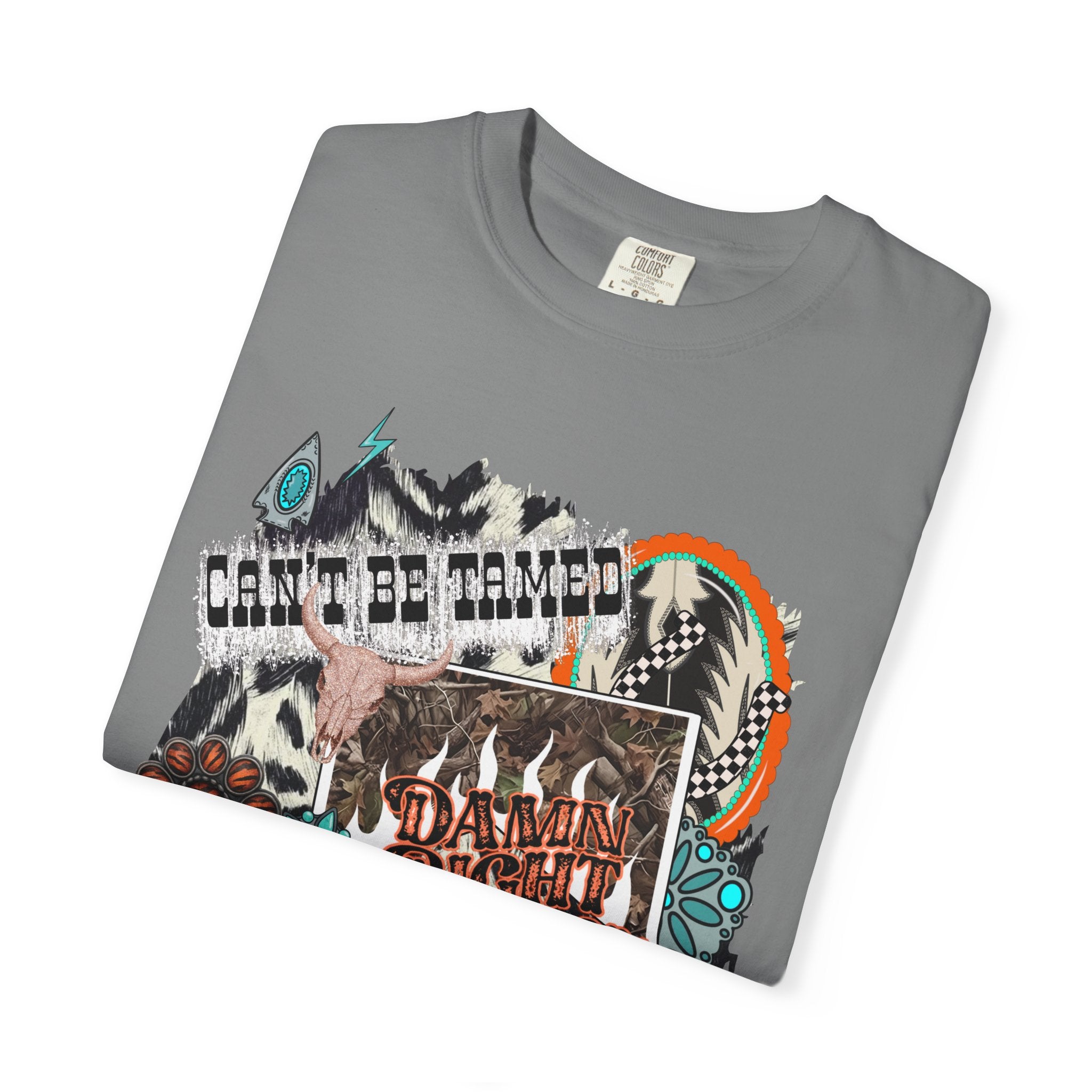 Damn Right Cowboy Graphic Tee - Comfort Colors
