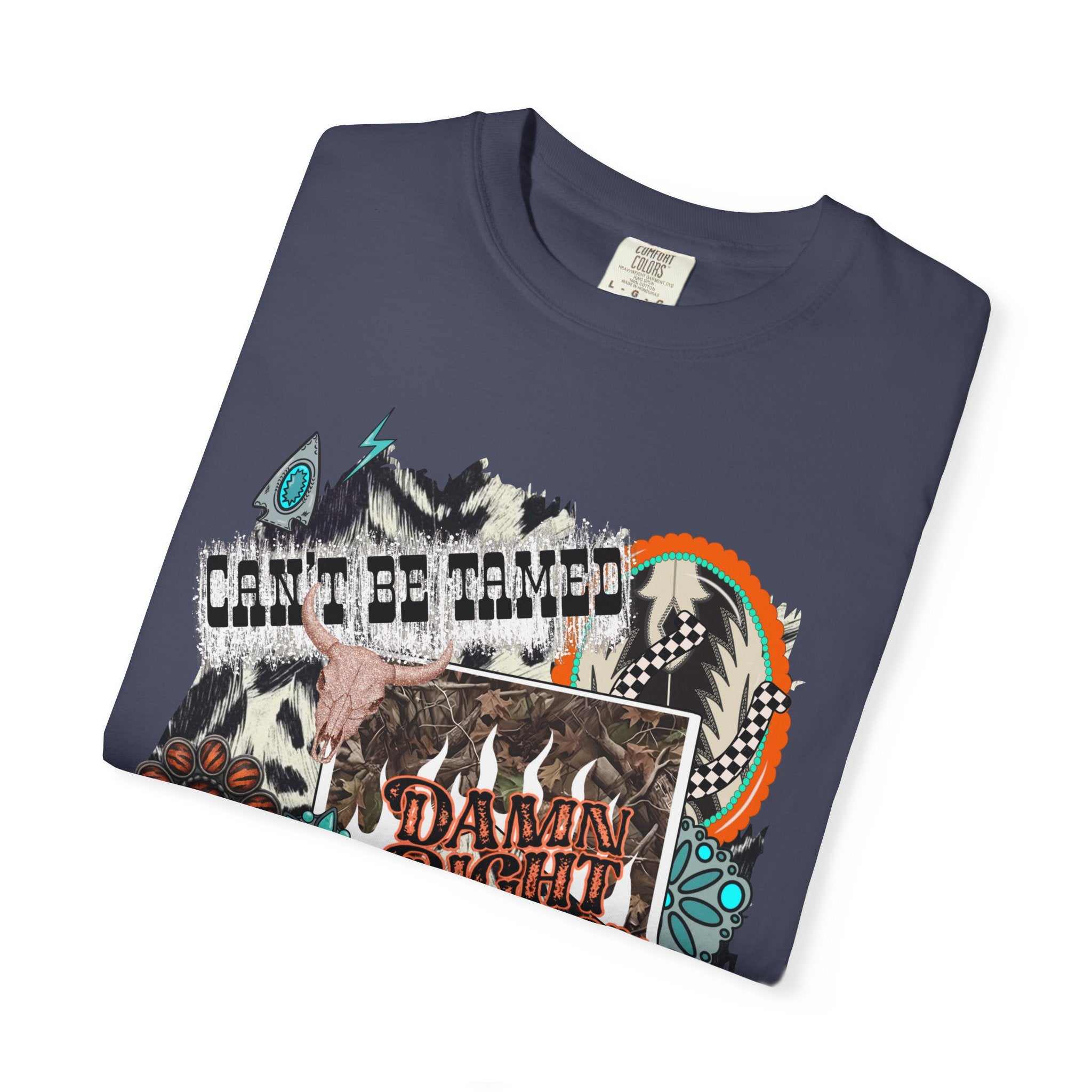 Damn Right Cowboy Graphic Tee - Comfort Colors