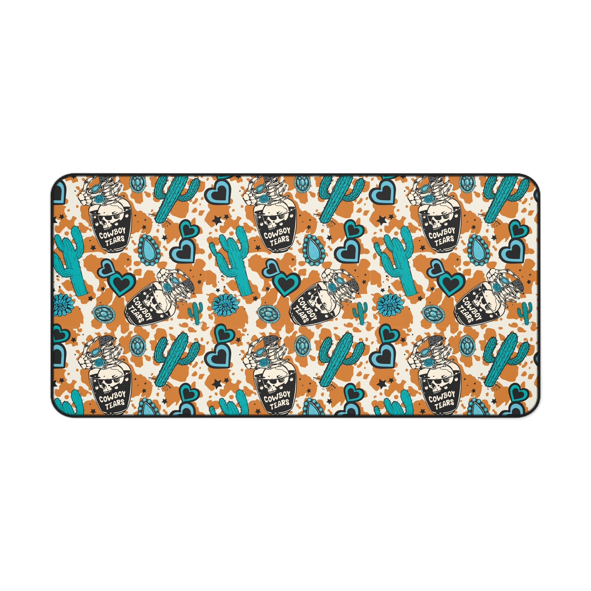 Cowboy Tears Pattern Desk Mat