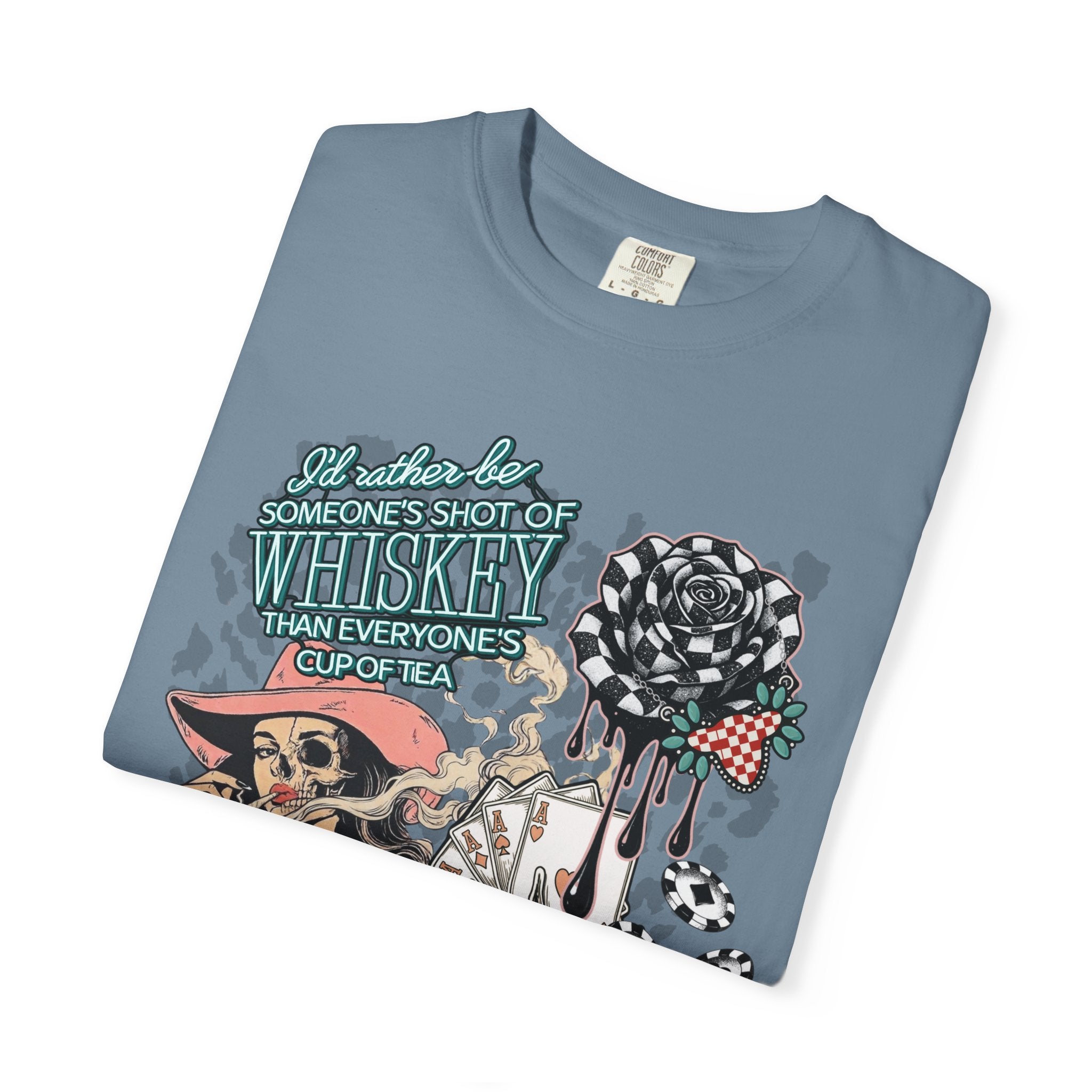 Whiskey Over Tea Graphic Tee - Comfort Colors