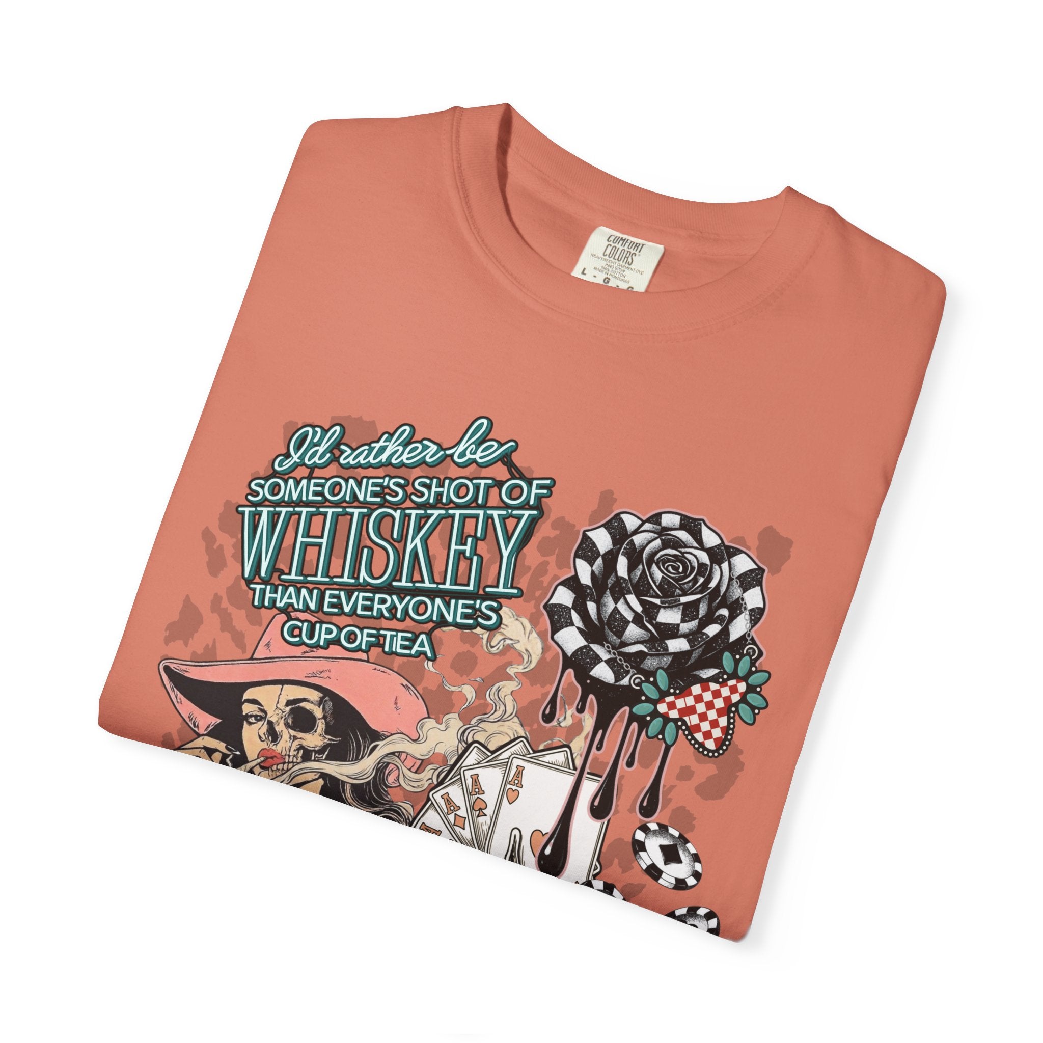 Whiskey Over Tea Graphic Tee - Comfort Colors
