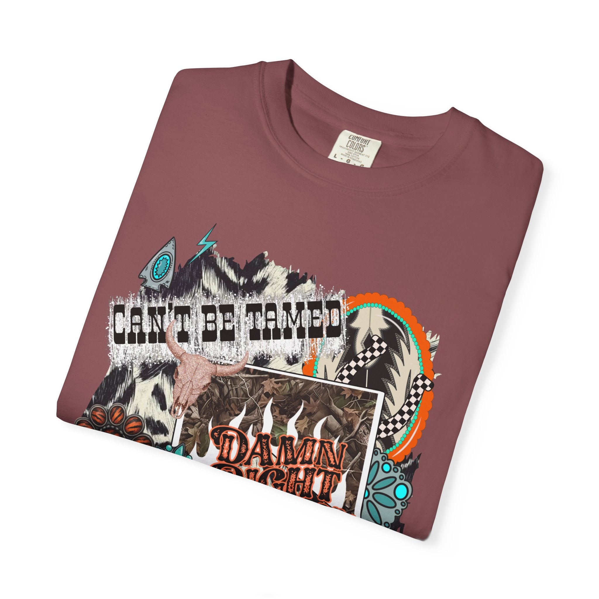 Damn Right Cowboy Graphic Tee - Comfort Colors