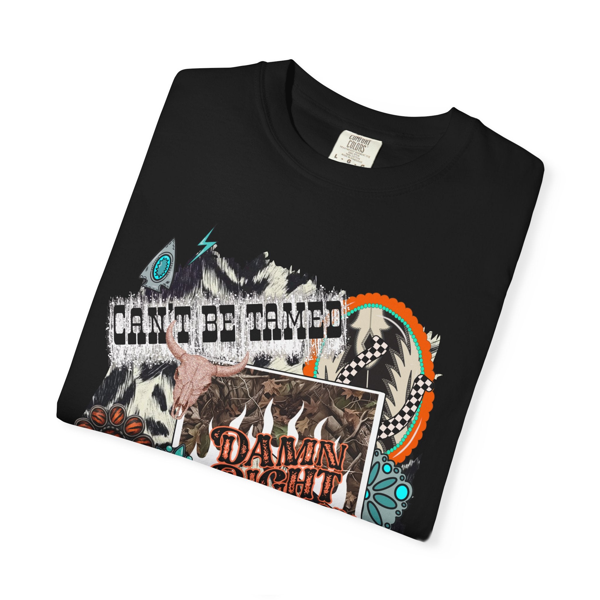 Damn Right Cowboy Graphic Tee - Comfort Colors
