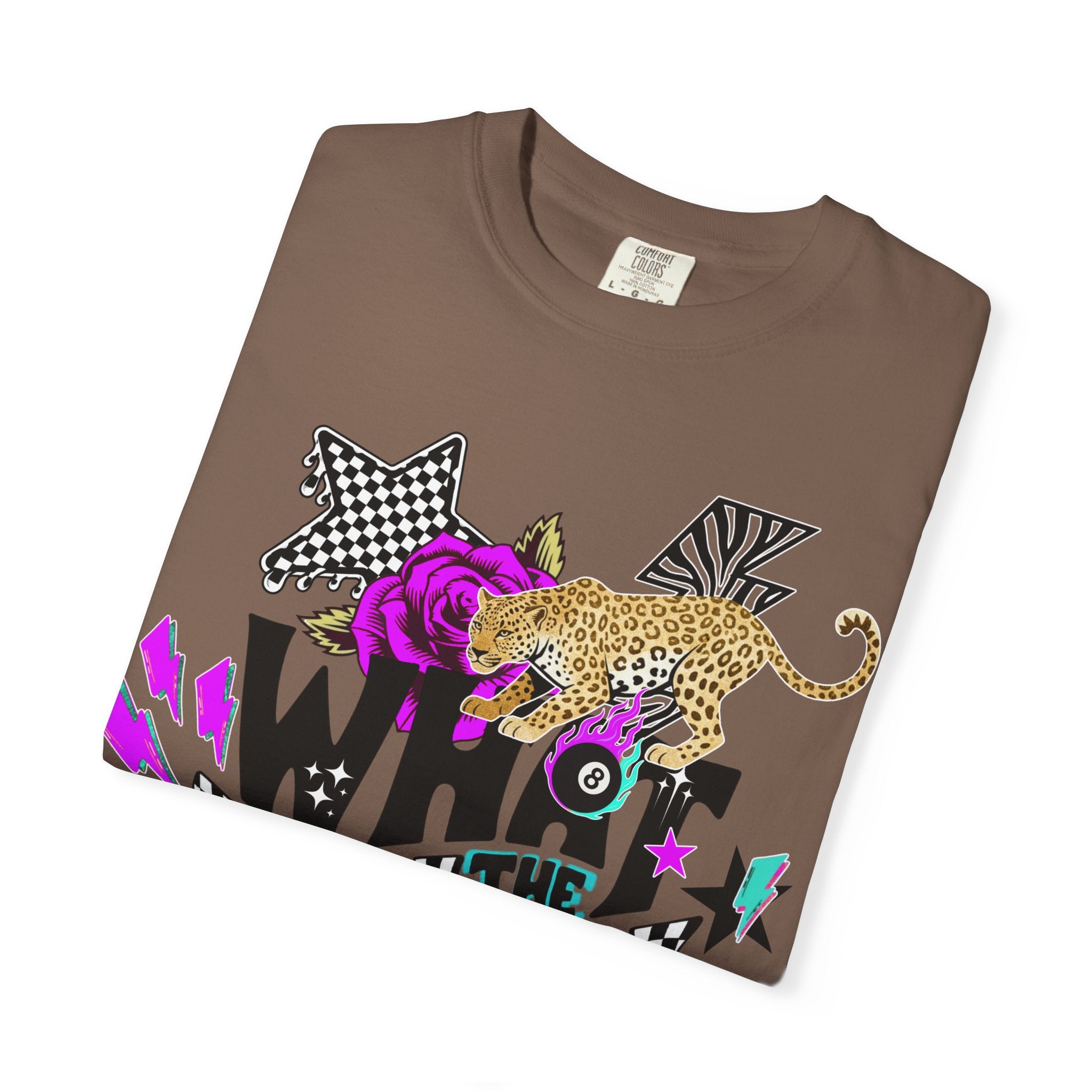 What the Helly (Purple) Graphic Tee - Comfort Colors