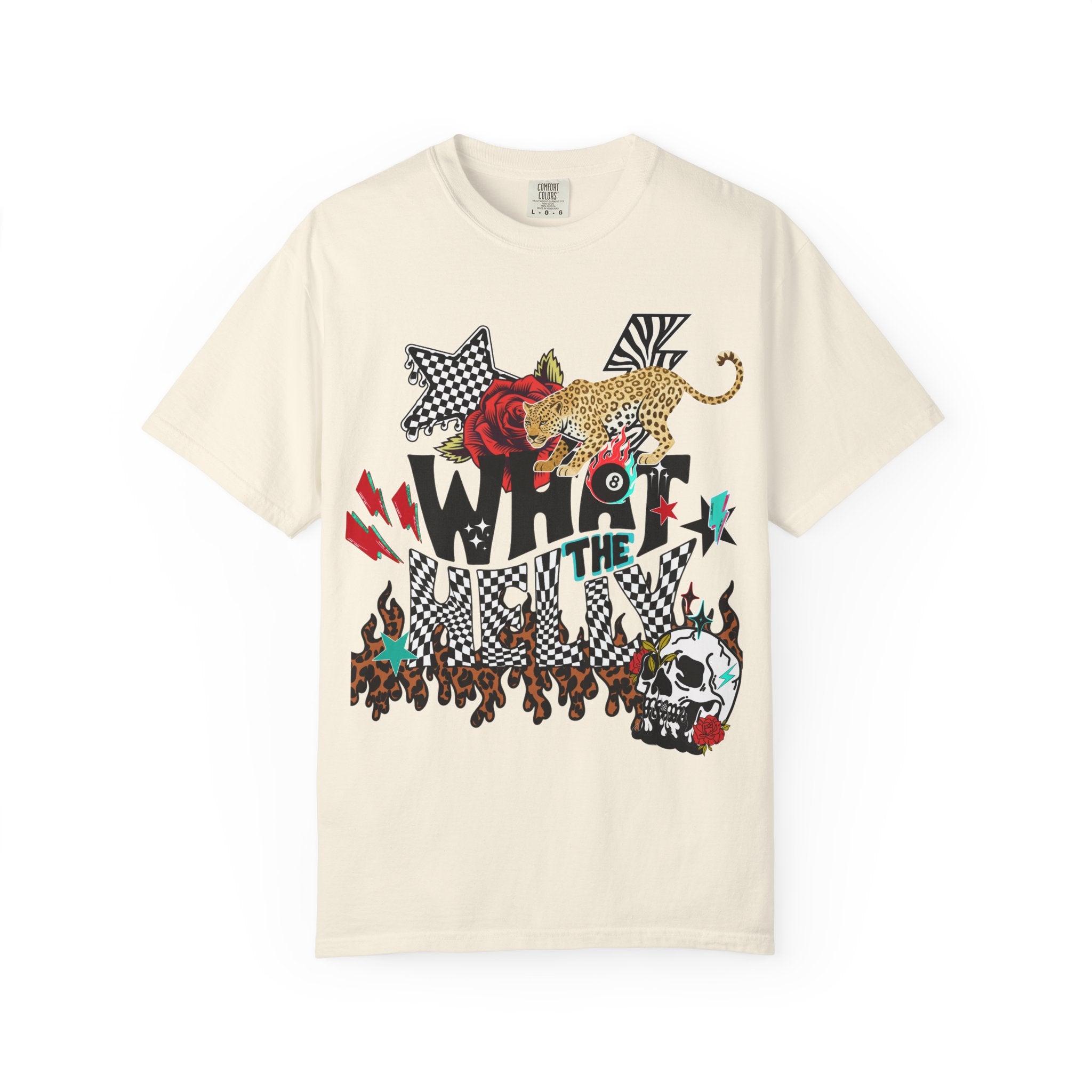 What the Helly (Red) Graphic Tee - Comfort Colors