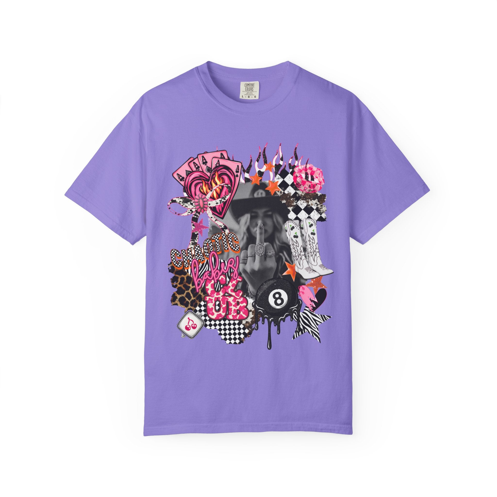 Chaotic Babes Club Graphic Tee - Comfort Colors
