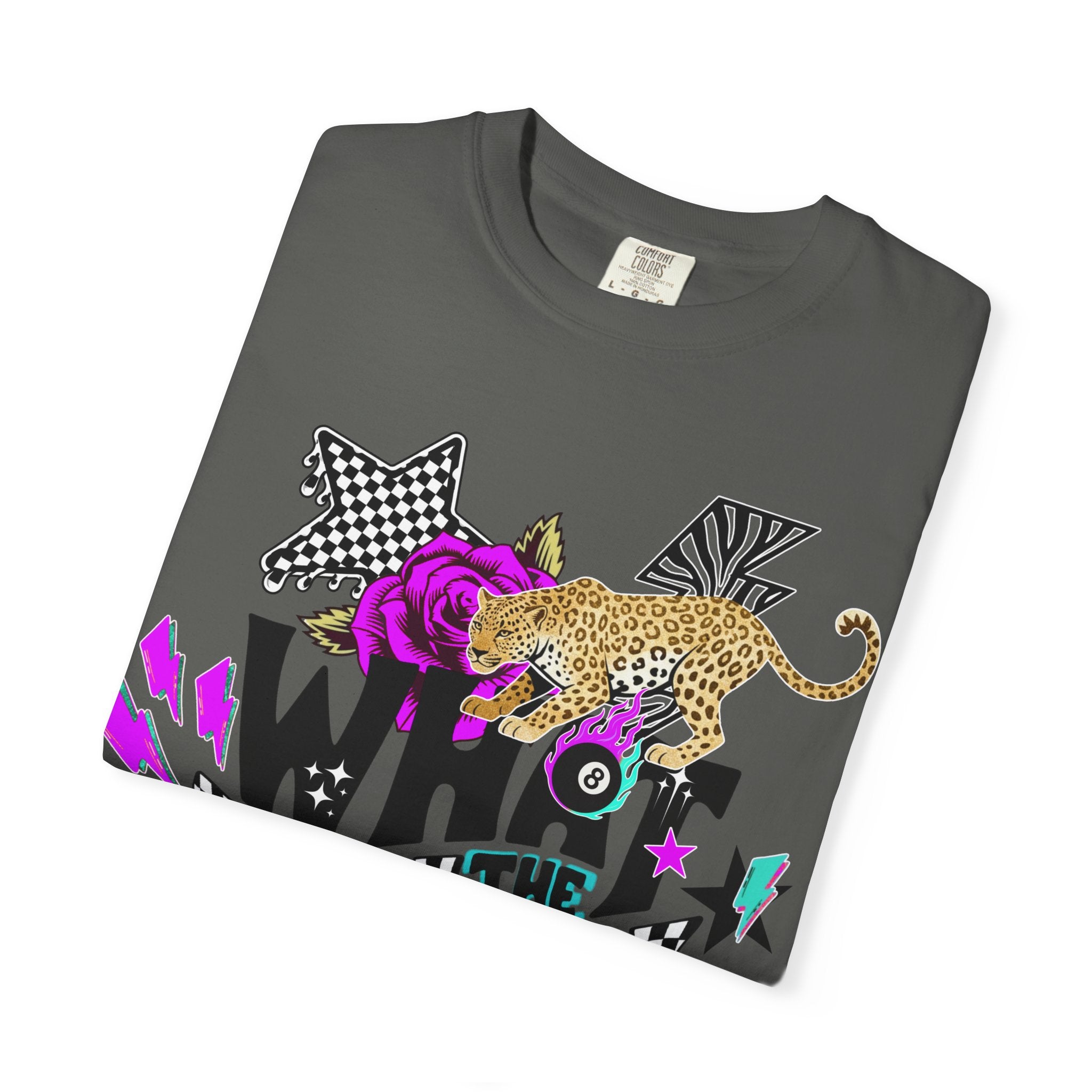 What the Helly (Purple) Graphic Tee - Comfort Colors