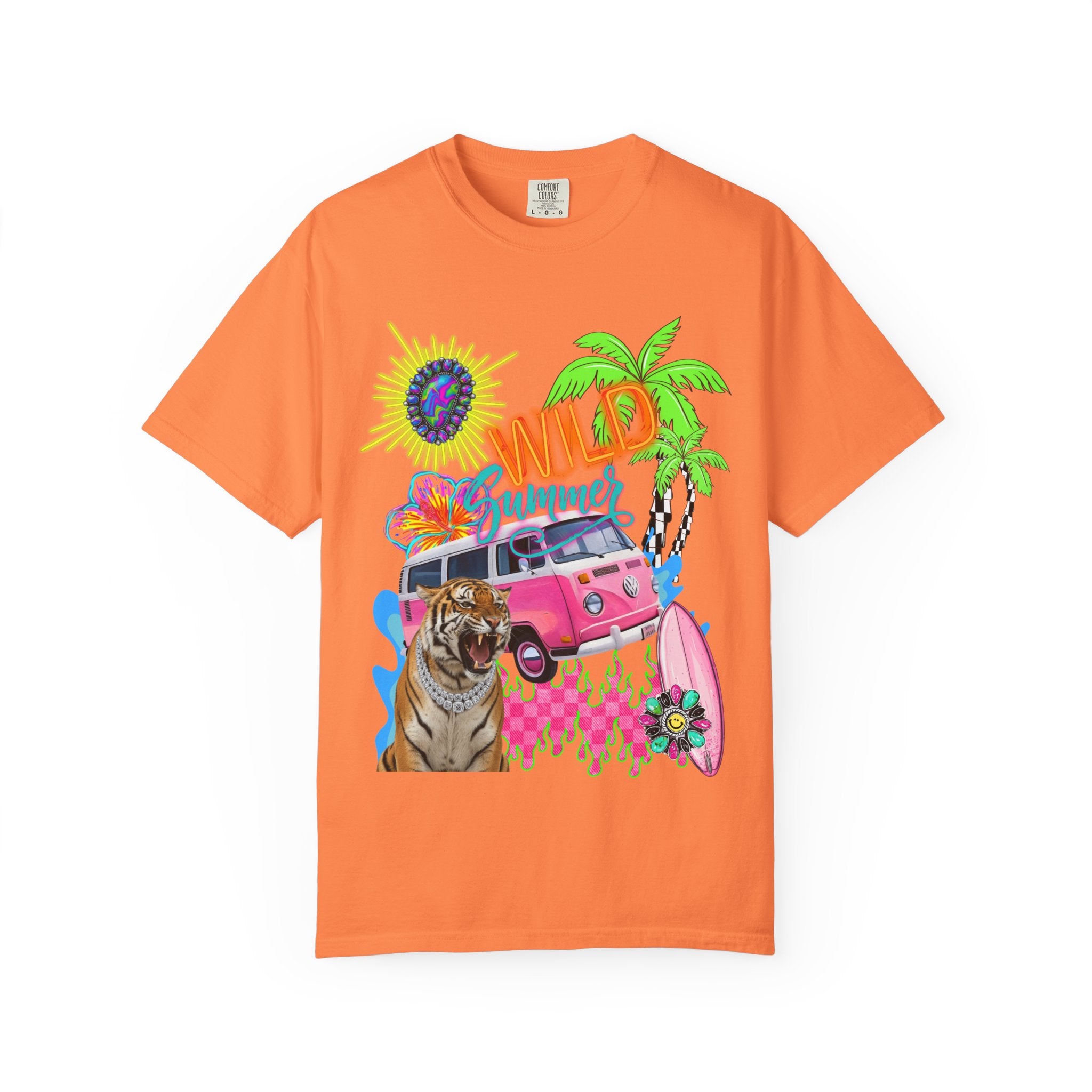 Wild Summer Graphic Tee - Comfort Colors