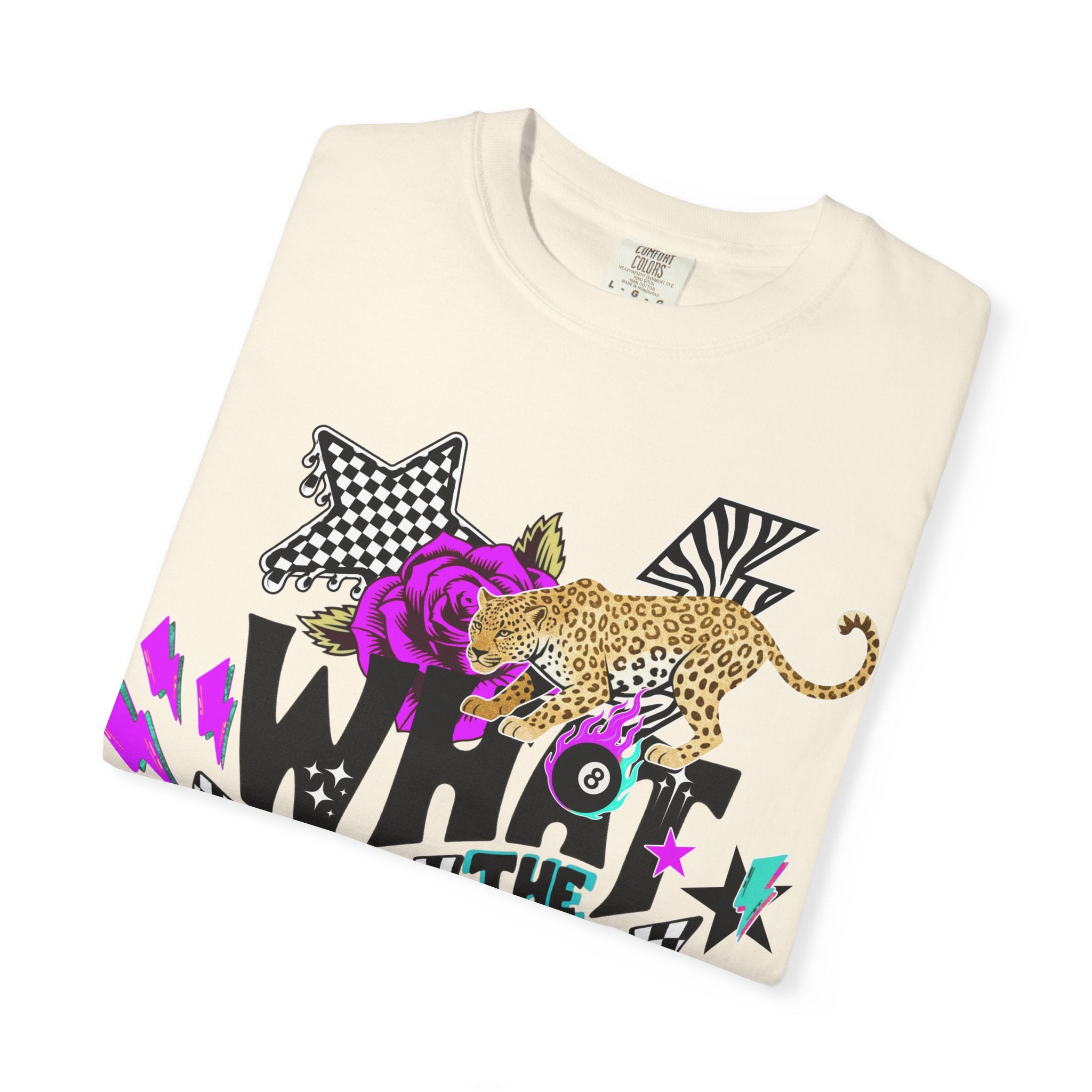 What the Helly (Purple) Graphic Tee - Comfort Colors