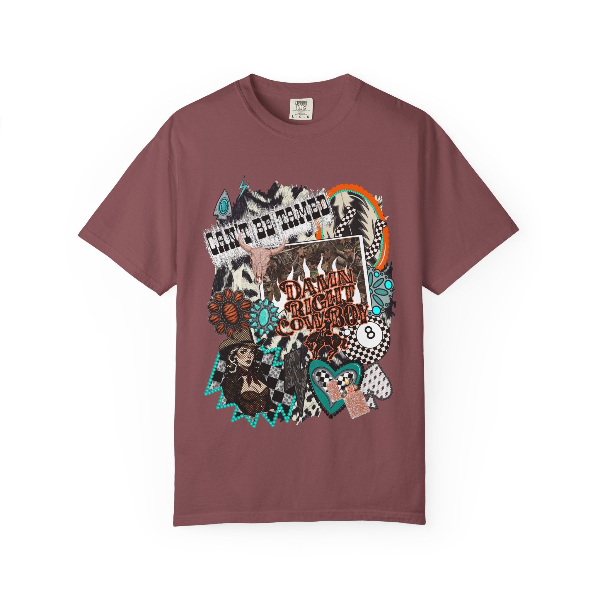 Damn Right Cowboy Graphic Tee - Comfort Colors