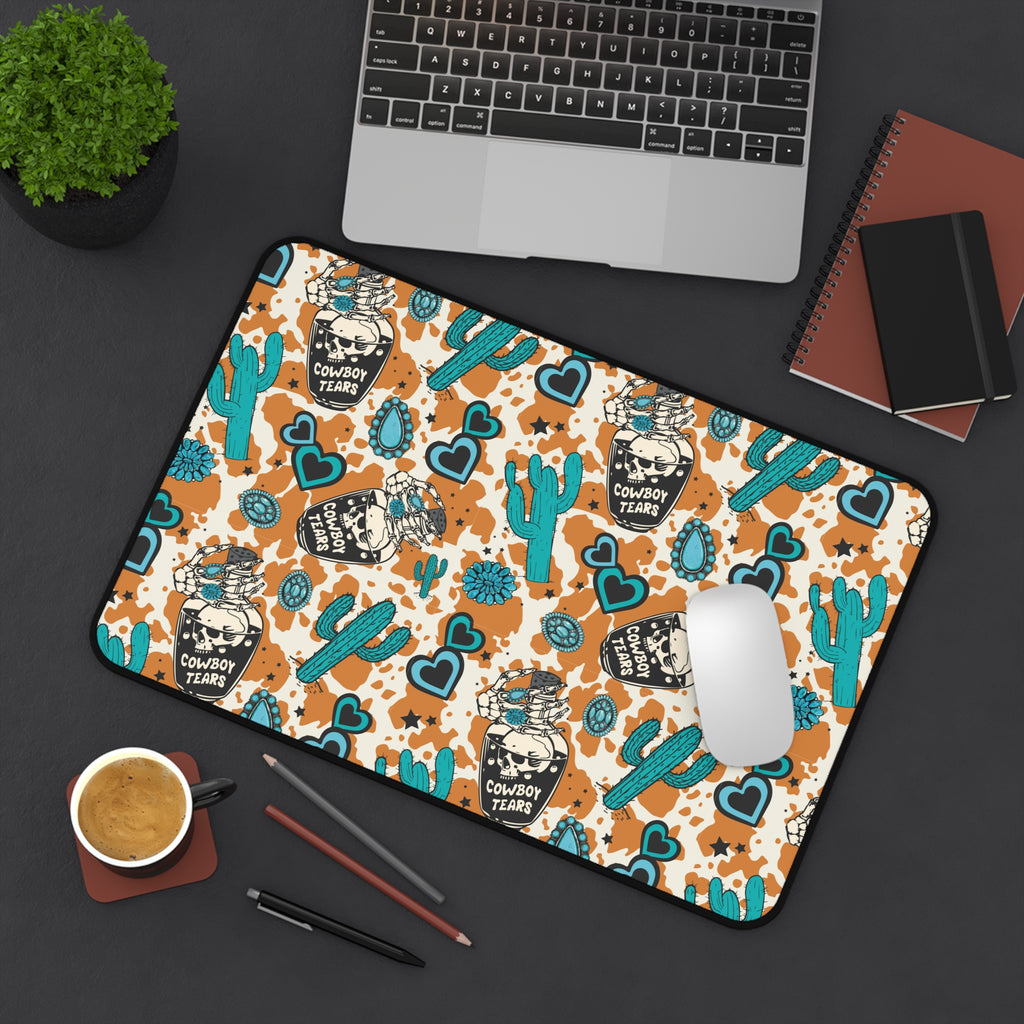 Cowboy Tears Pattern Desk Mat