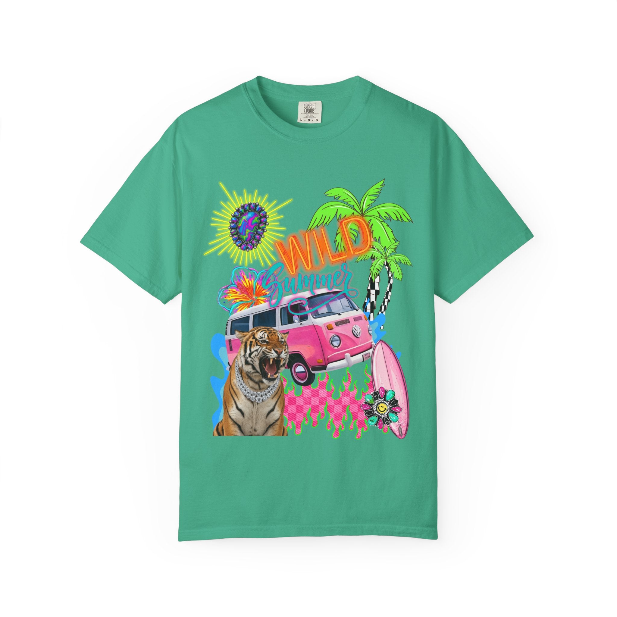 Wild Summer Graphic Tee - Comfort Colors