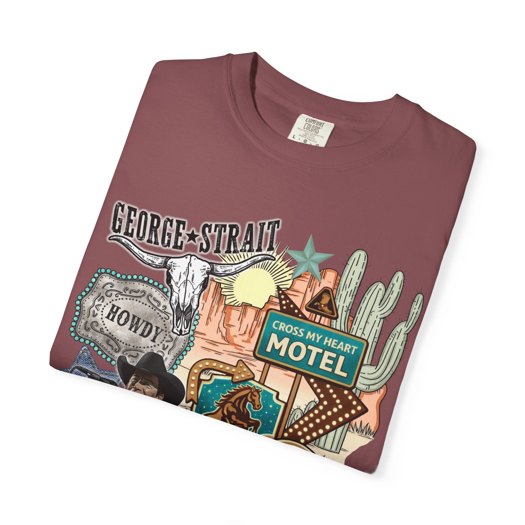 George Strait Collage Graphic Tee - Comfort Colors