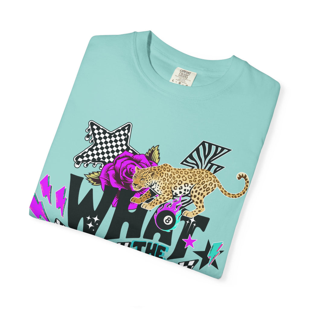 What the Helly (Purple) Graphic Tee - Comfort Colors