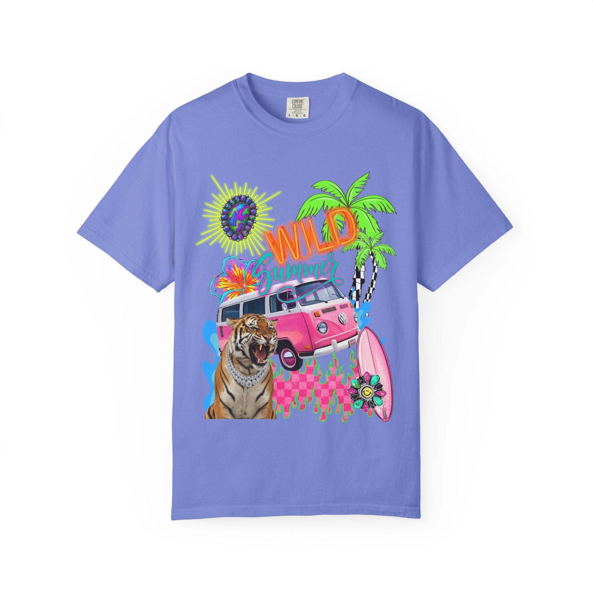 Wild Summer Graphic Tee - Comfort Colors