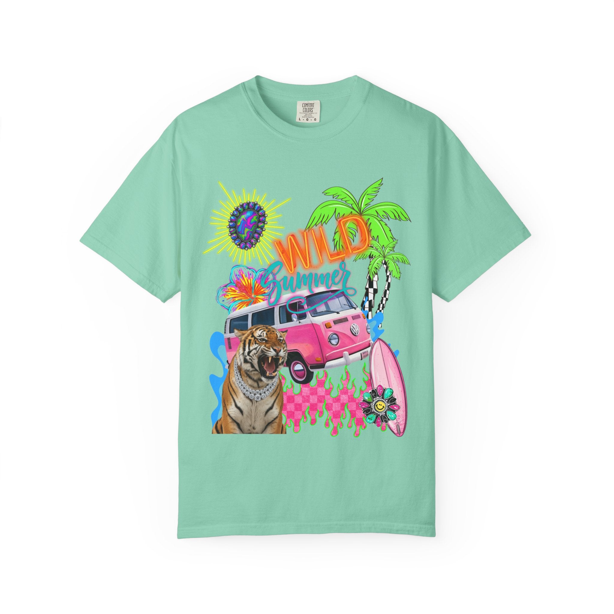 Wild Summer Graphic Tee - Comfort Colors