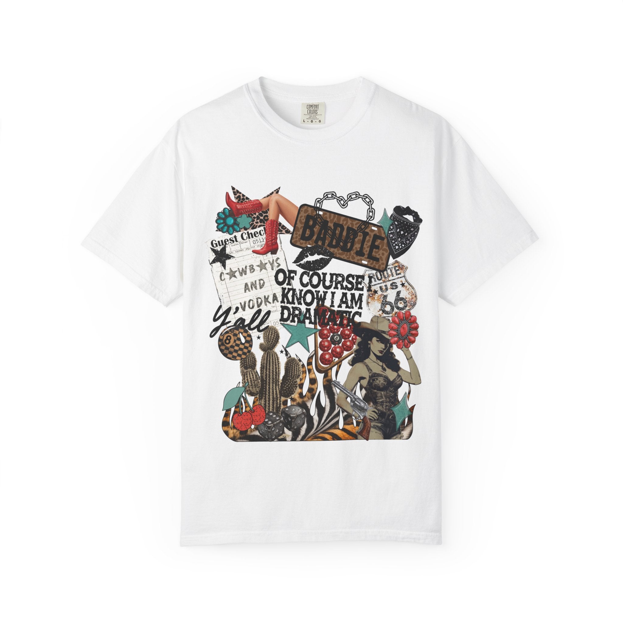 Dramatic Baddie Graphic Tee - Comfort Colors