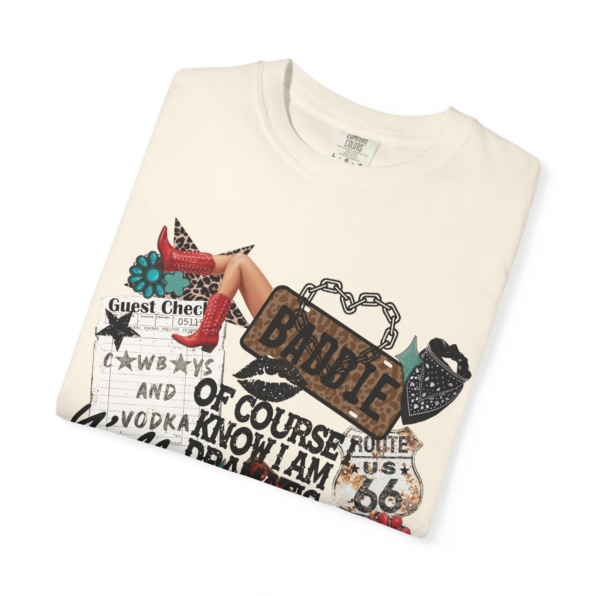Dramatic Baddie Graphic Tee - Comfort Colors