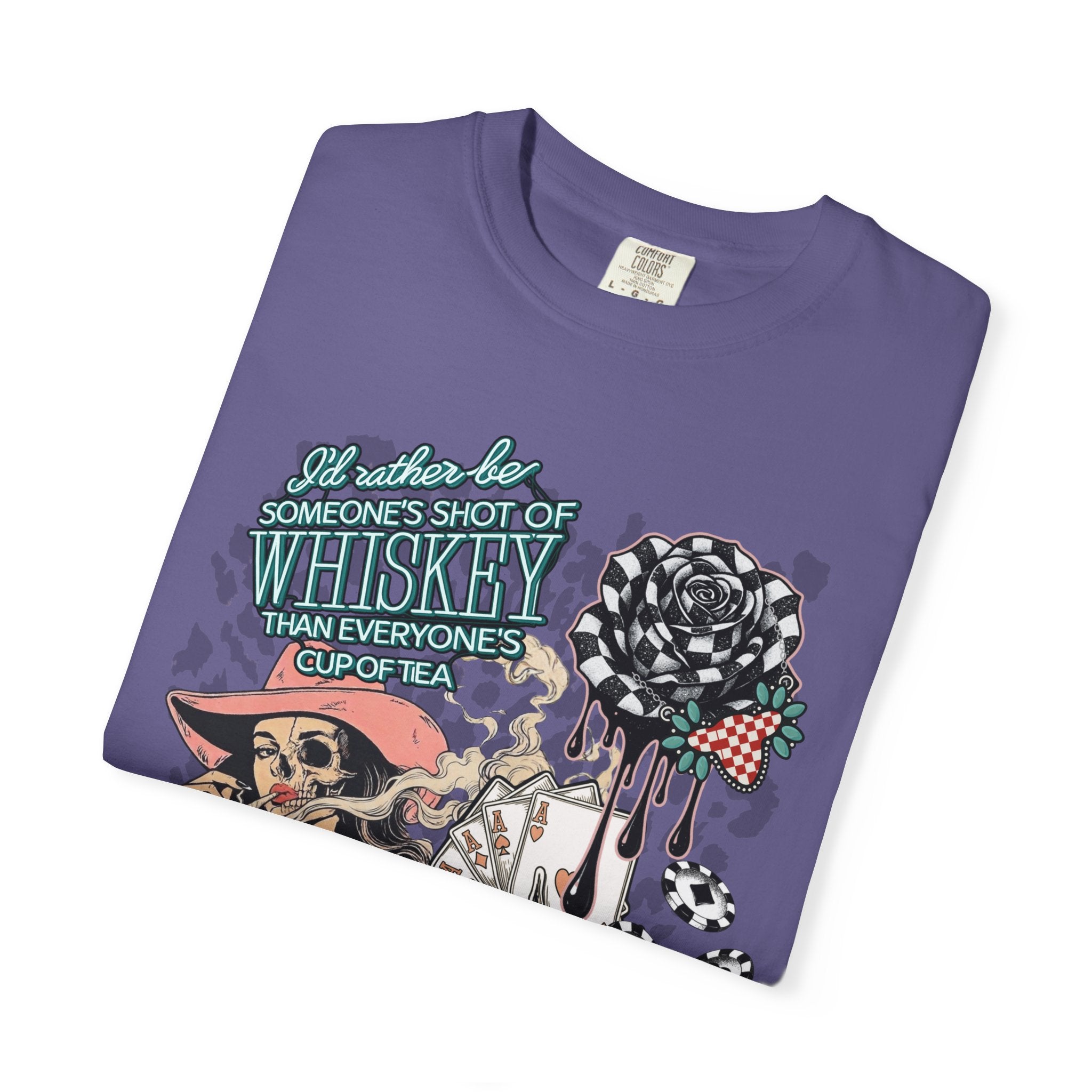 Whiskey Over Tea Graphic Tee - Comfort Colors