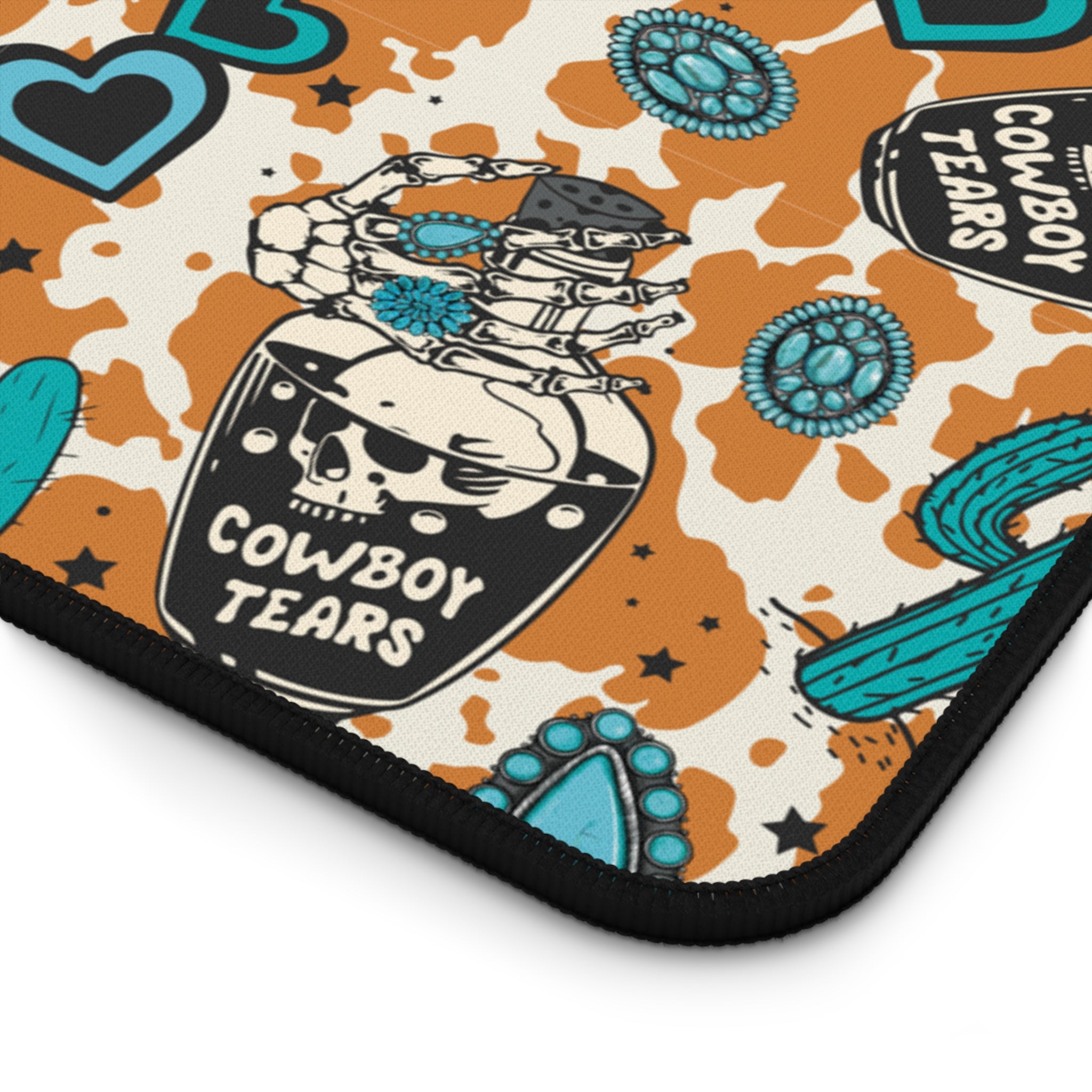 Cowboy Tears Pattern Desk Mat