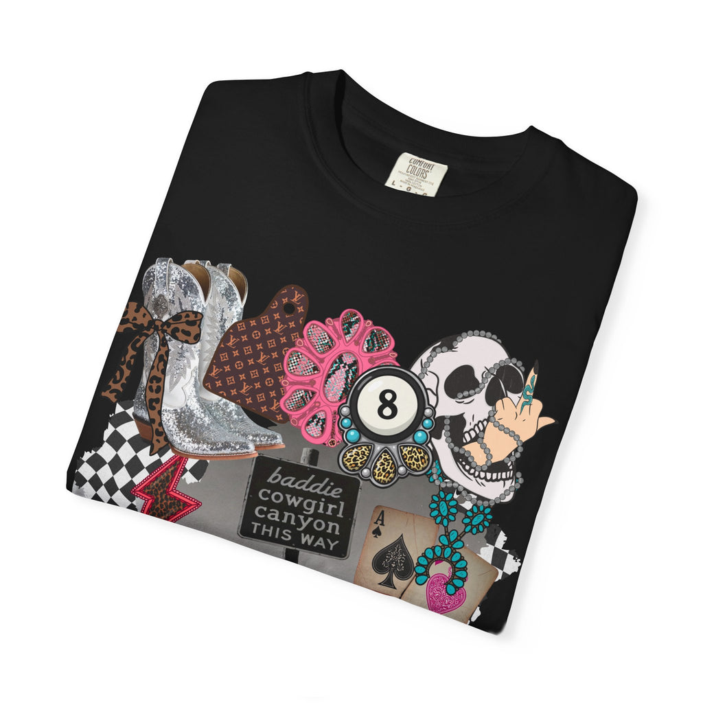 Baddie Cowgirl Canyon Graphic Tee - Comfort Colors