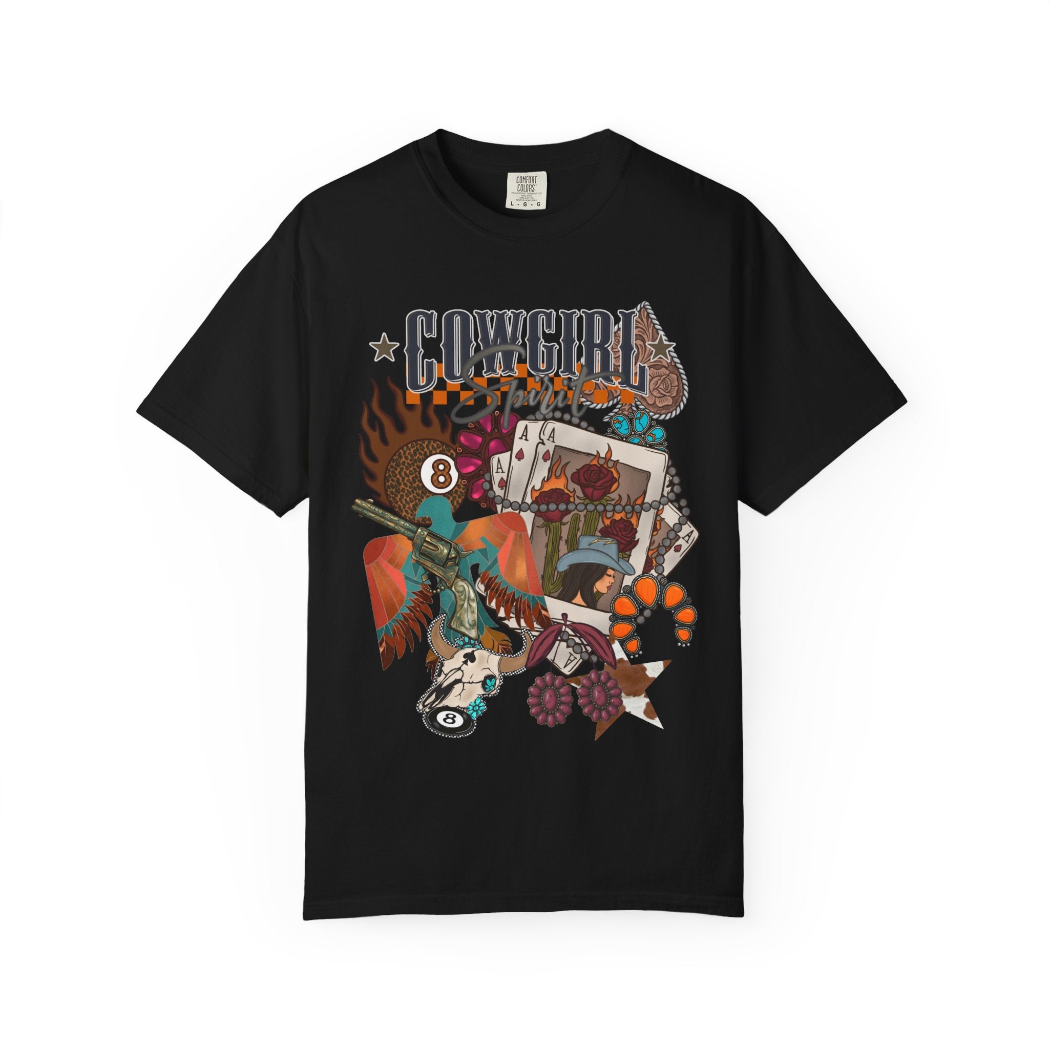 Cowboy Spirit Graphic Tee - Comfort Colors