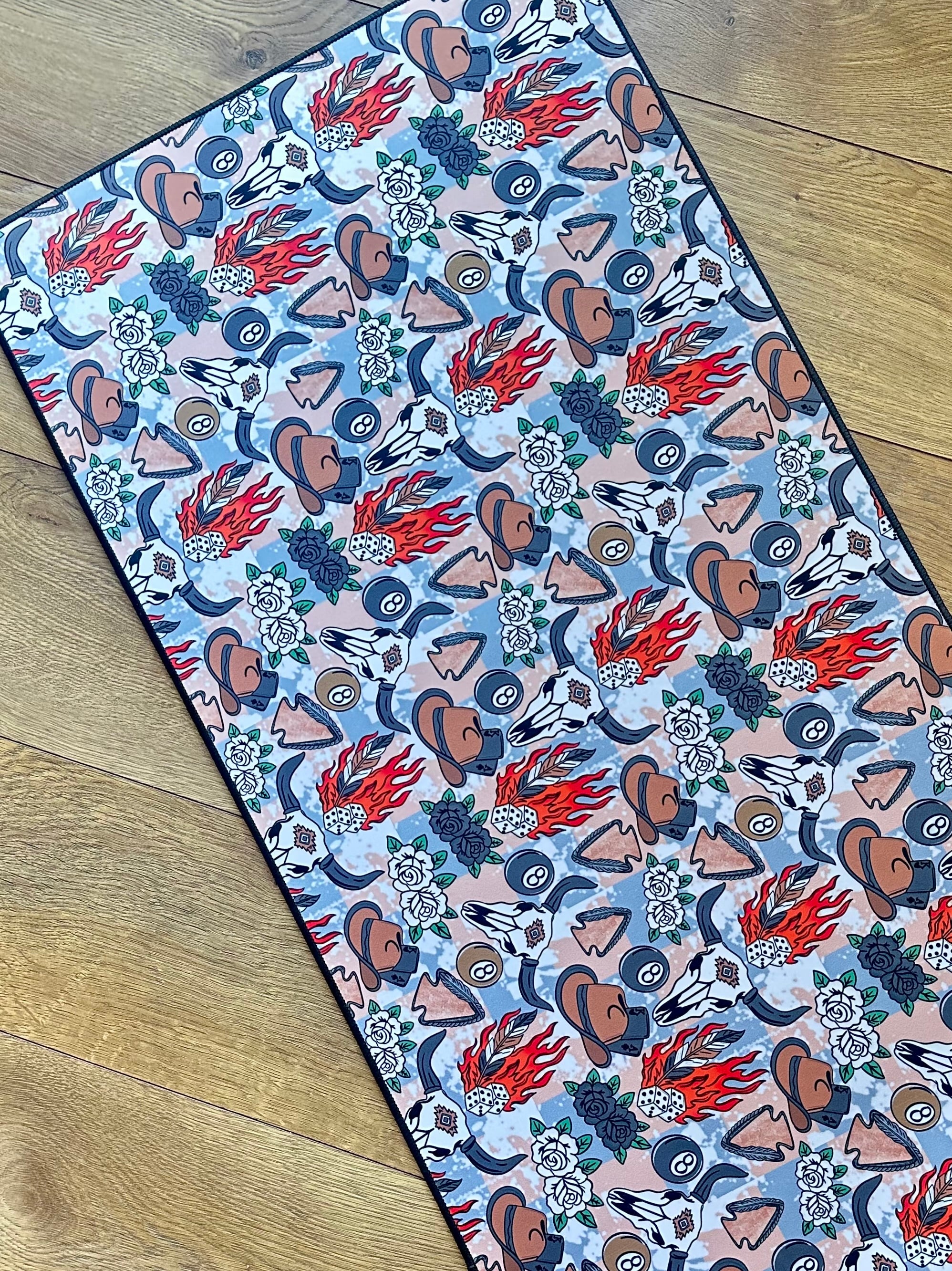 Longhorns & Cowboy Hats Desk Mat