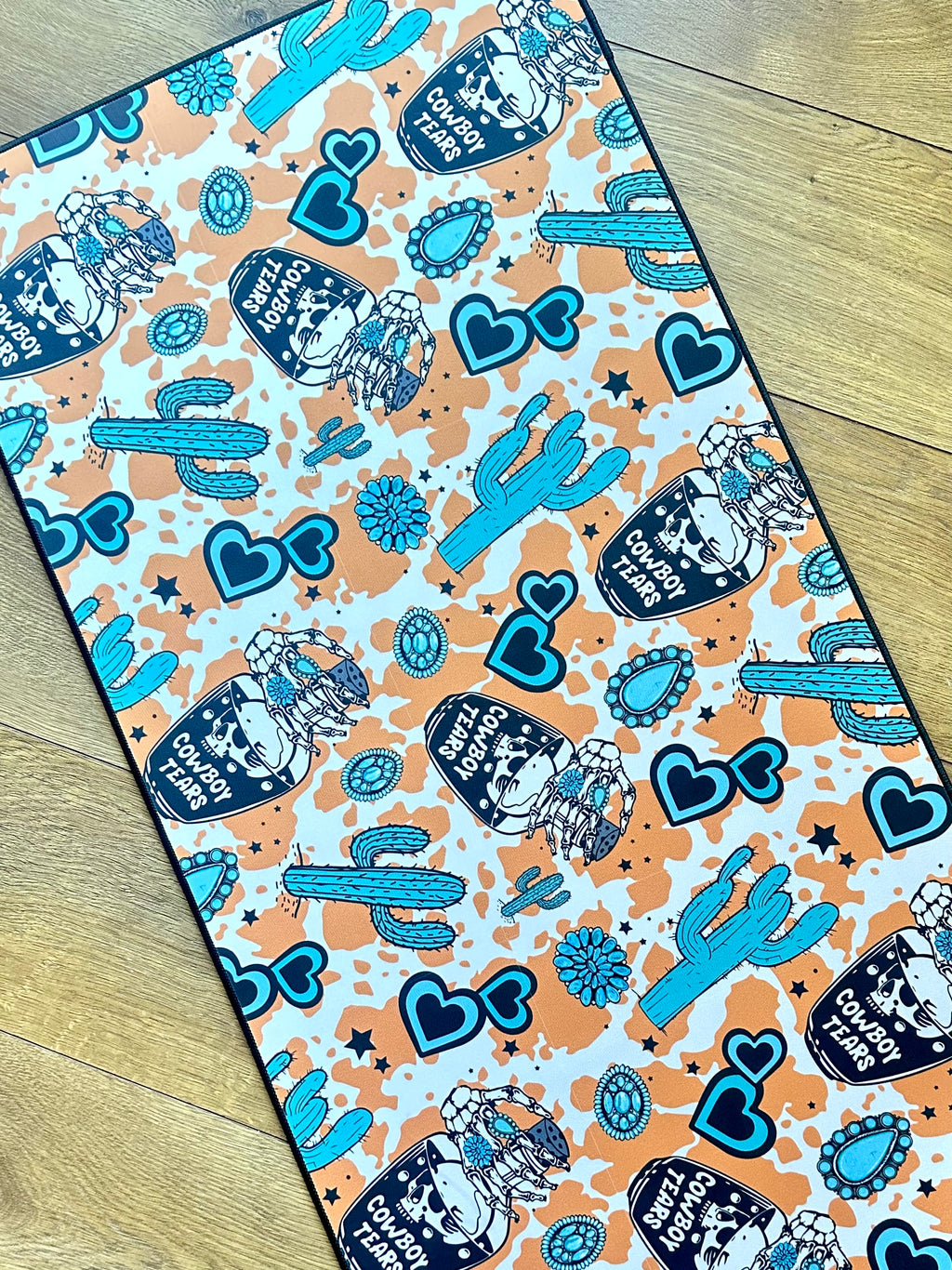 Cowboy Tears Pattern Desk Mat