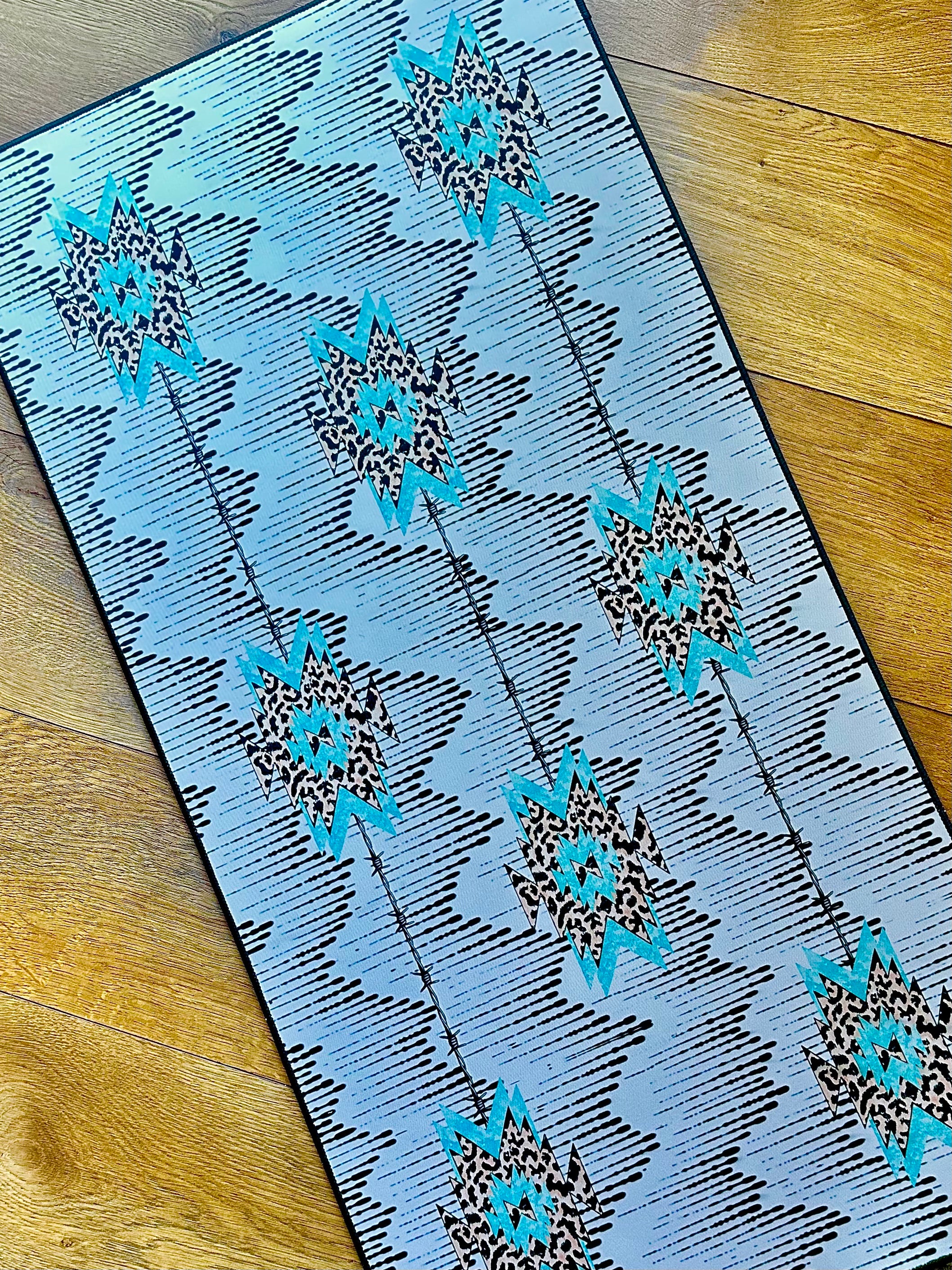 Leopard Aztec Desk Mat