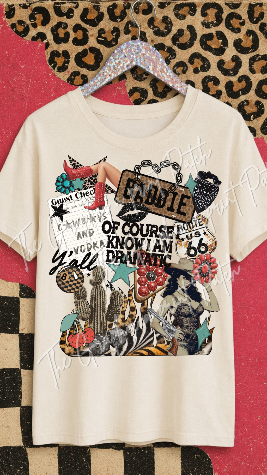 Dramatic Baddie Graphic Tee - Comfort Colors