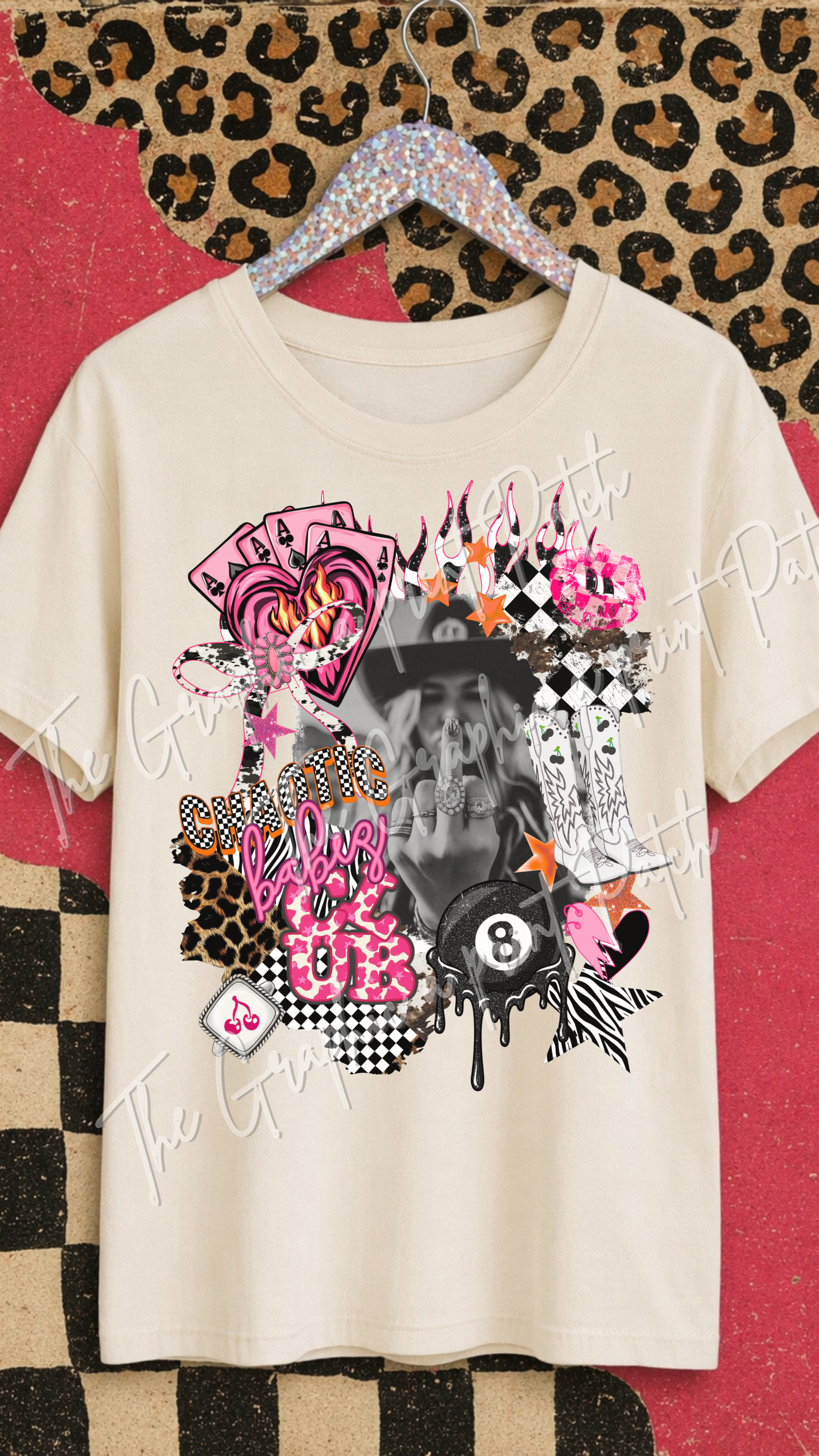 Chaotic Babes Club Graphic Tee - Comfort Colors