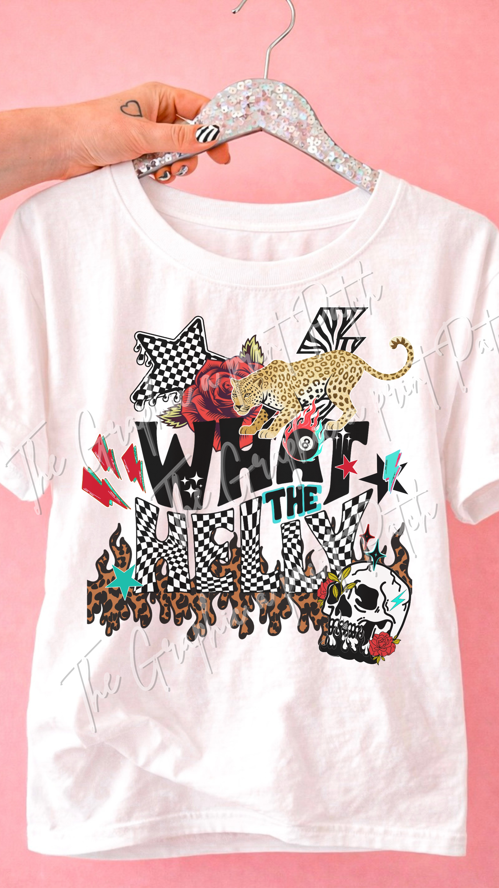 What the Helly (Red) Graphic Tee - Comfort Colors