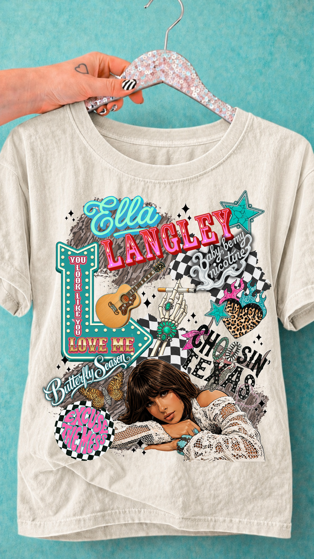 Choosin’ Ella Graphic Tee - Comfort Colors