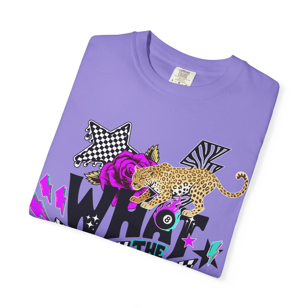 What the Helly (Purple) Graphic Tee - Comfort Colors