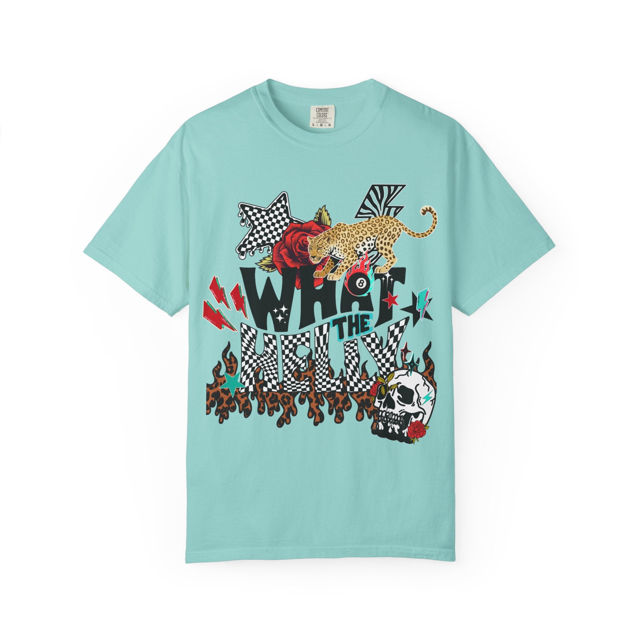 What the Helly (Red) Graphic Tee - Comfort Colors
