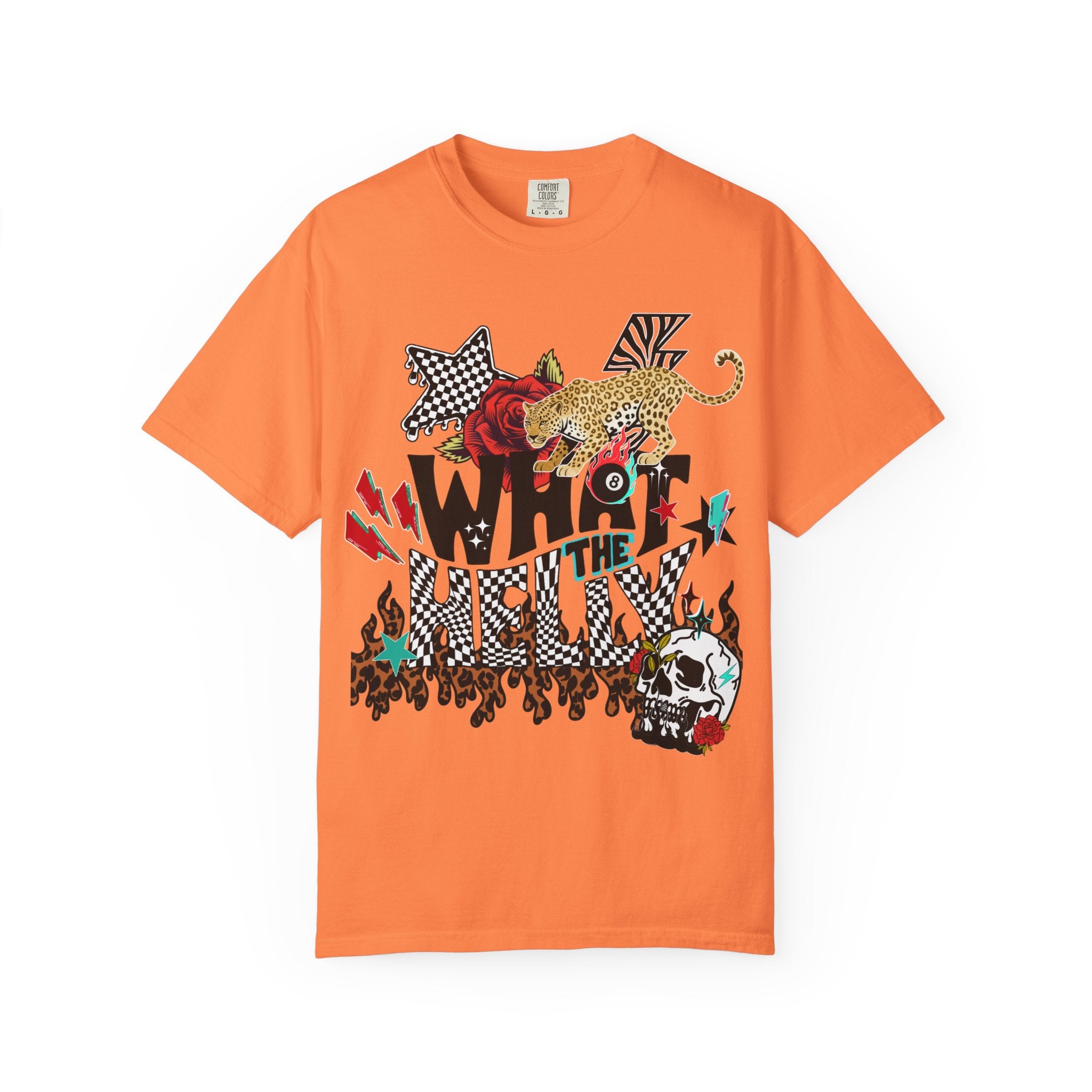 What the Helly (Red) Graphic Tee - Comfort Colors