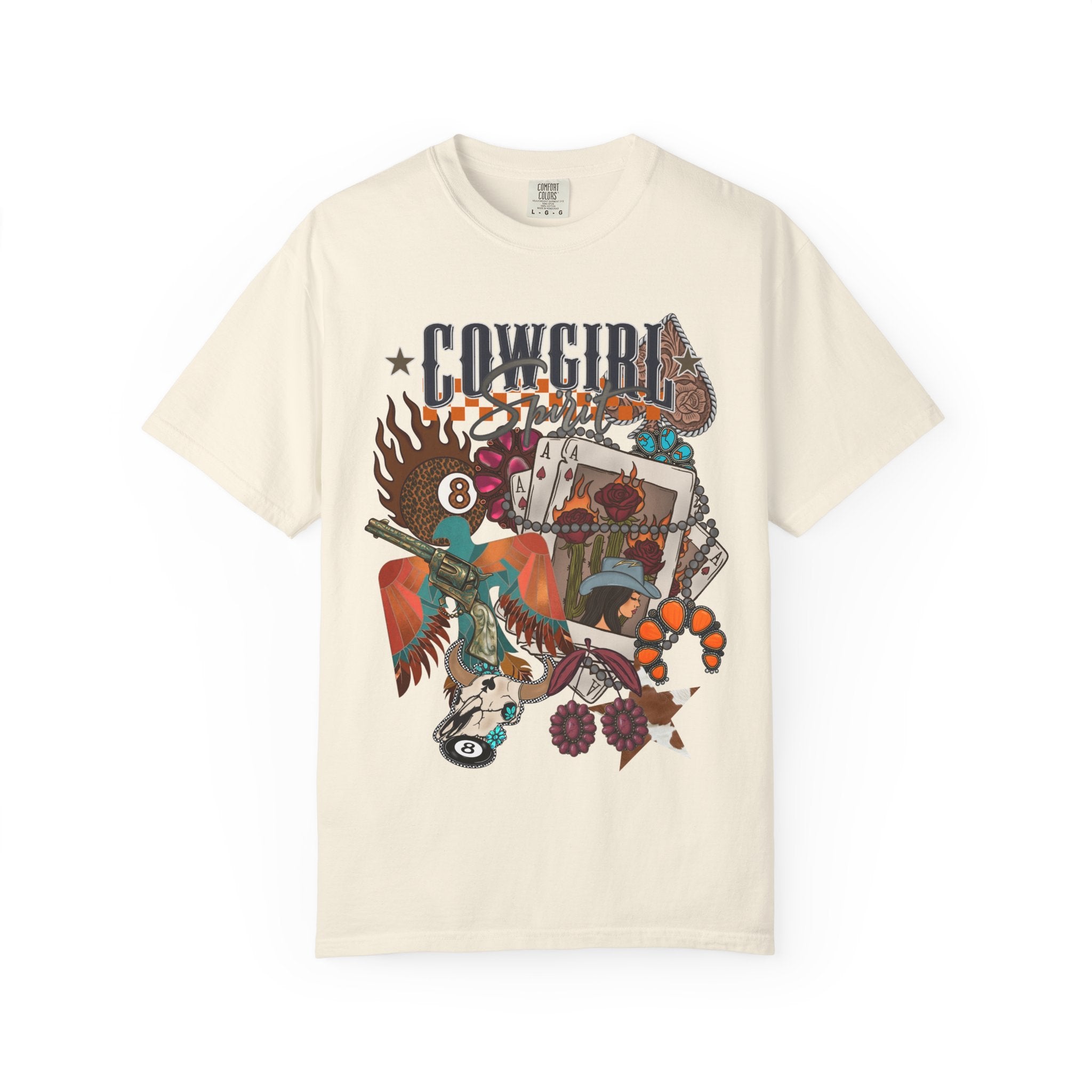 Cowboy Spirit Graphic Tee - Comfort Colors