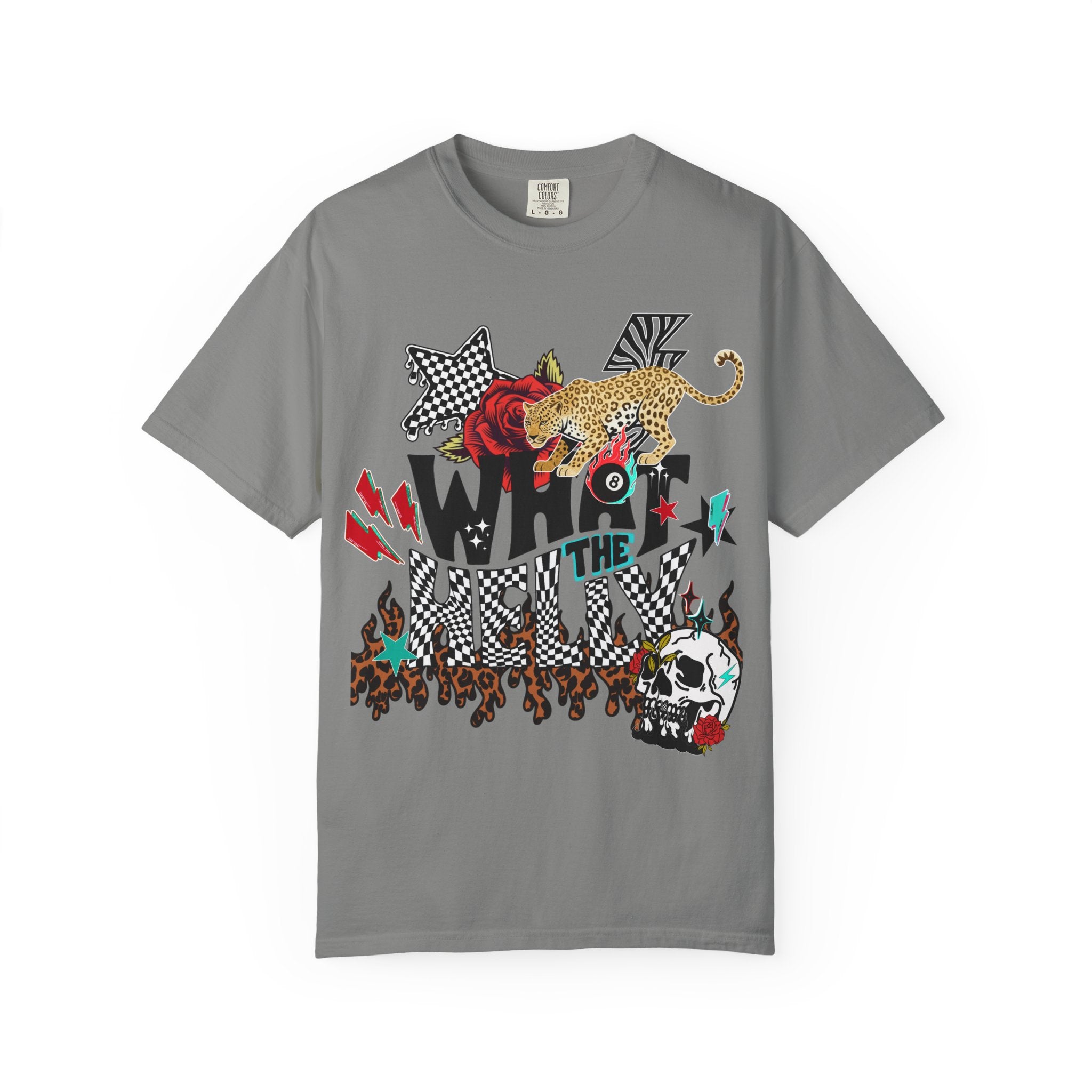 What the Helly (Red) Graphic Tee - Comfort Colors