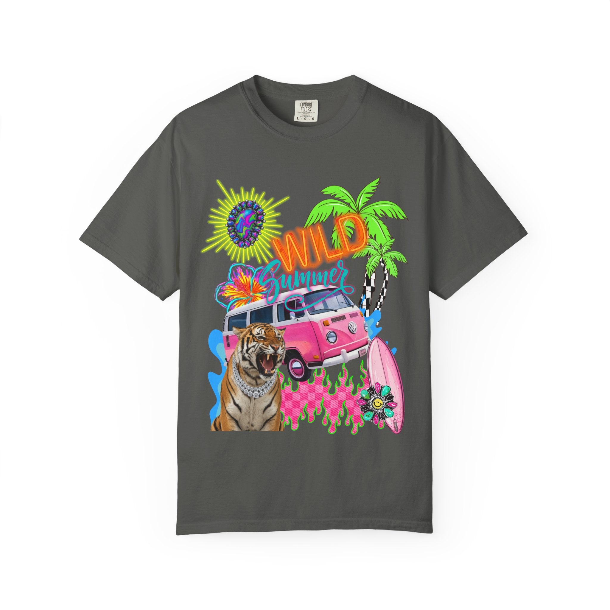 Wild Summer Graphic Tee - Comfort Colors