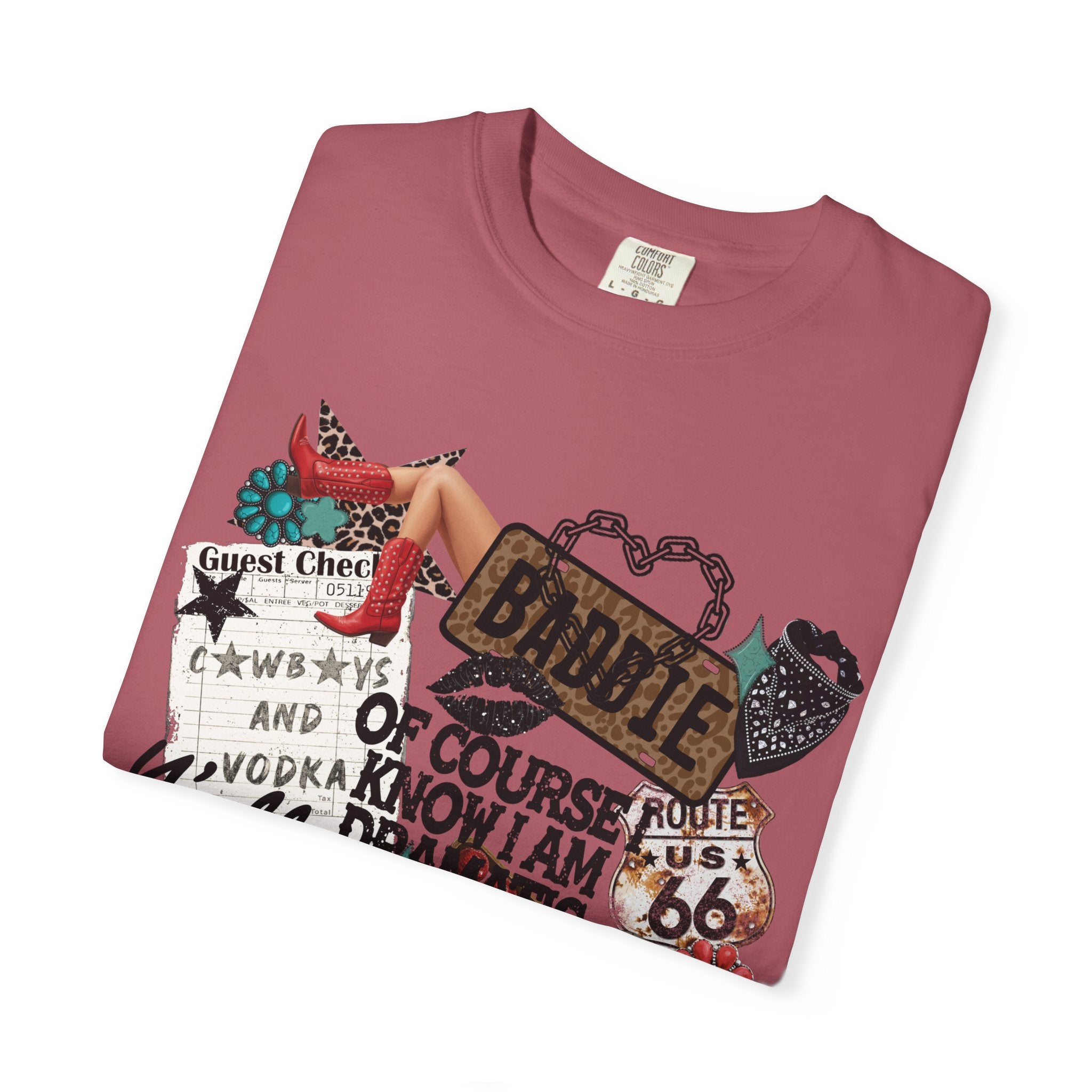 Dramatic Baddie Graphic Tee - Comfort Colors