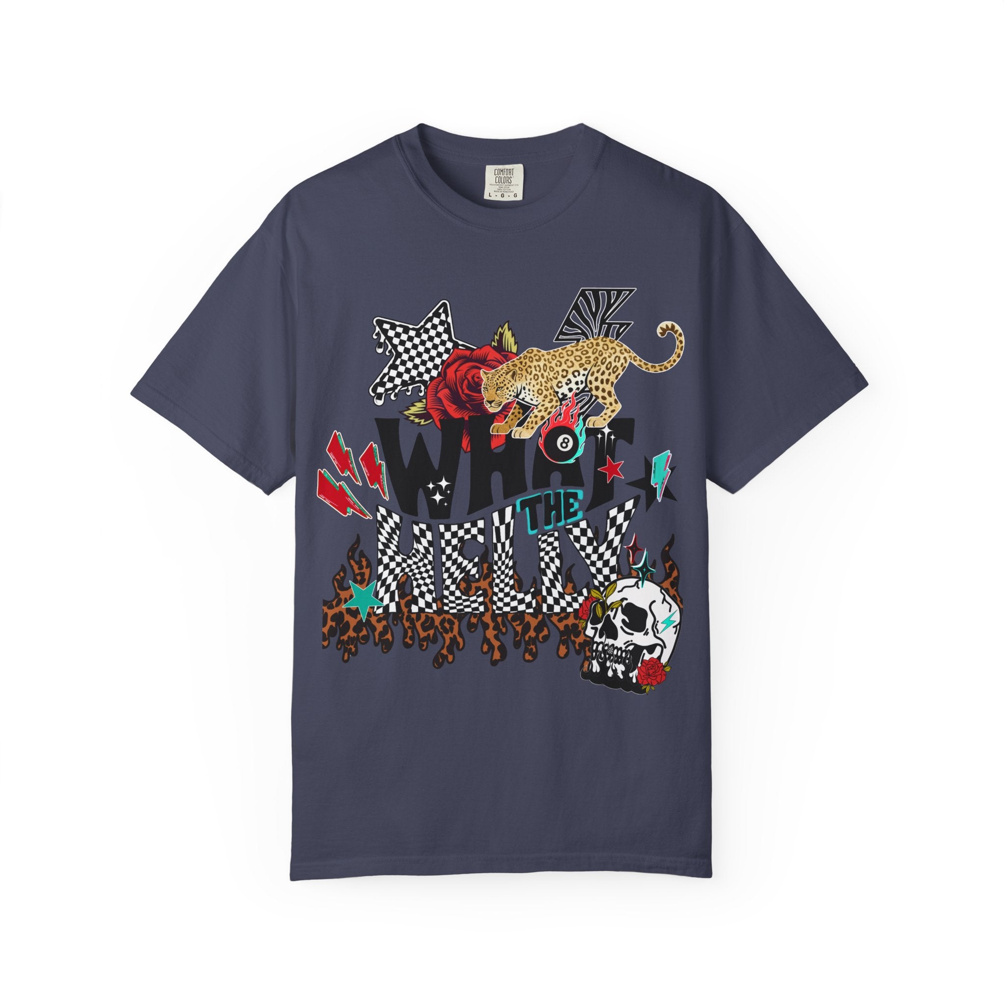 What the Helly (Red) Graphic Tee - Comfort Colors