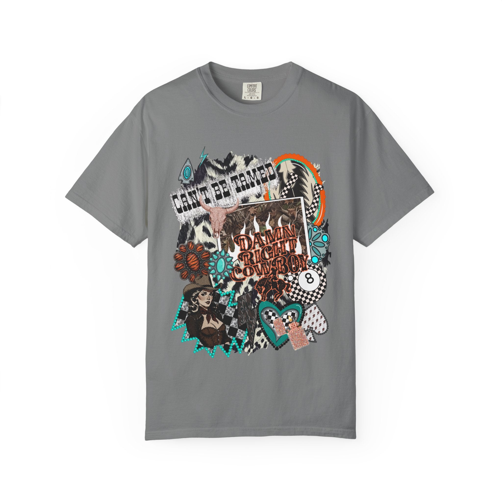 Damn Right Cowboy Graphic Tee - Comfort Colors
