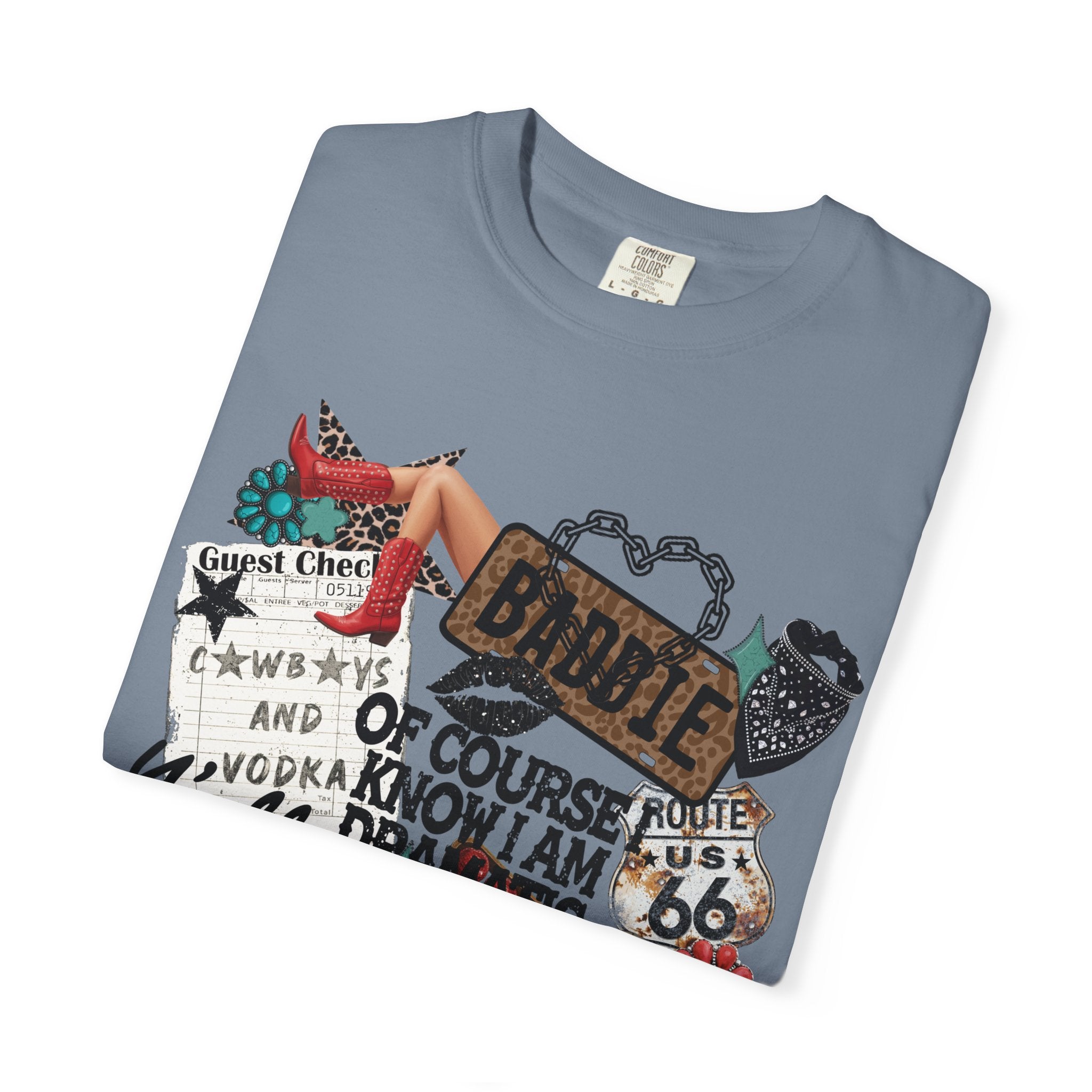 Dramatic Baddie Graphic Tee - Comfort Colors