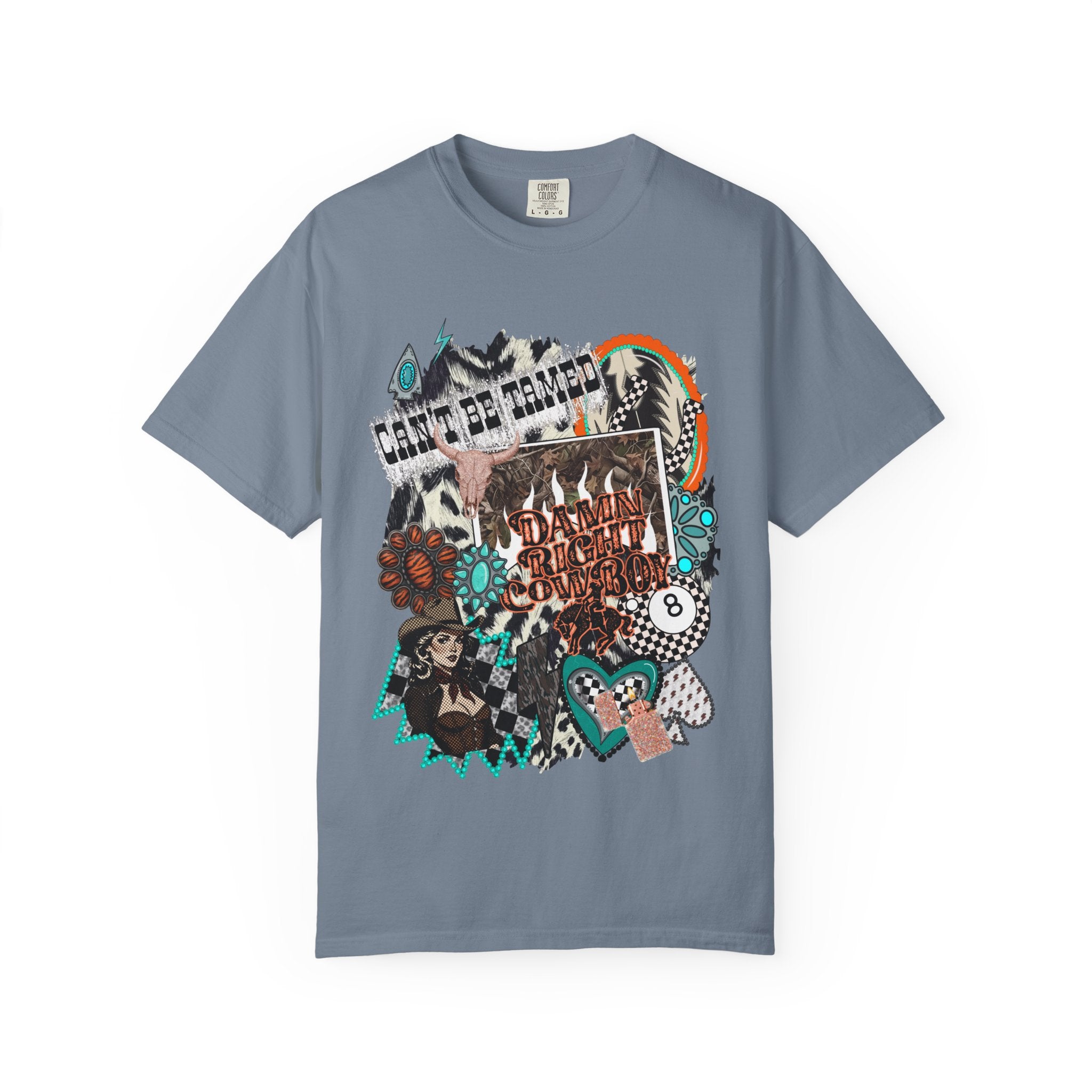 Damn Right Cowboy Graphic Tee - Comfort Colors