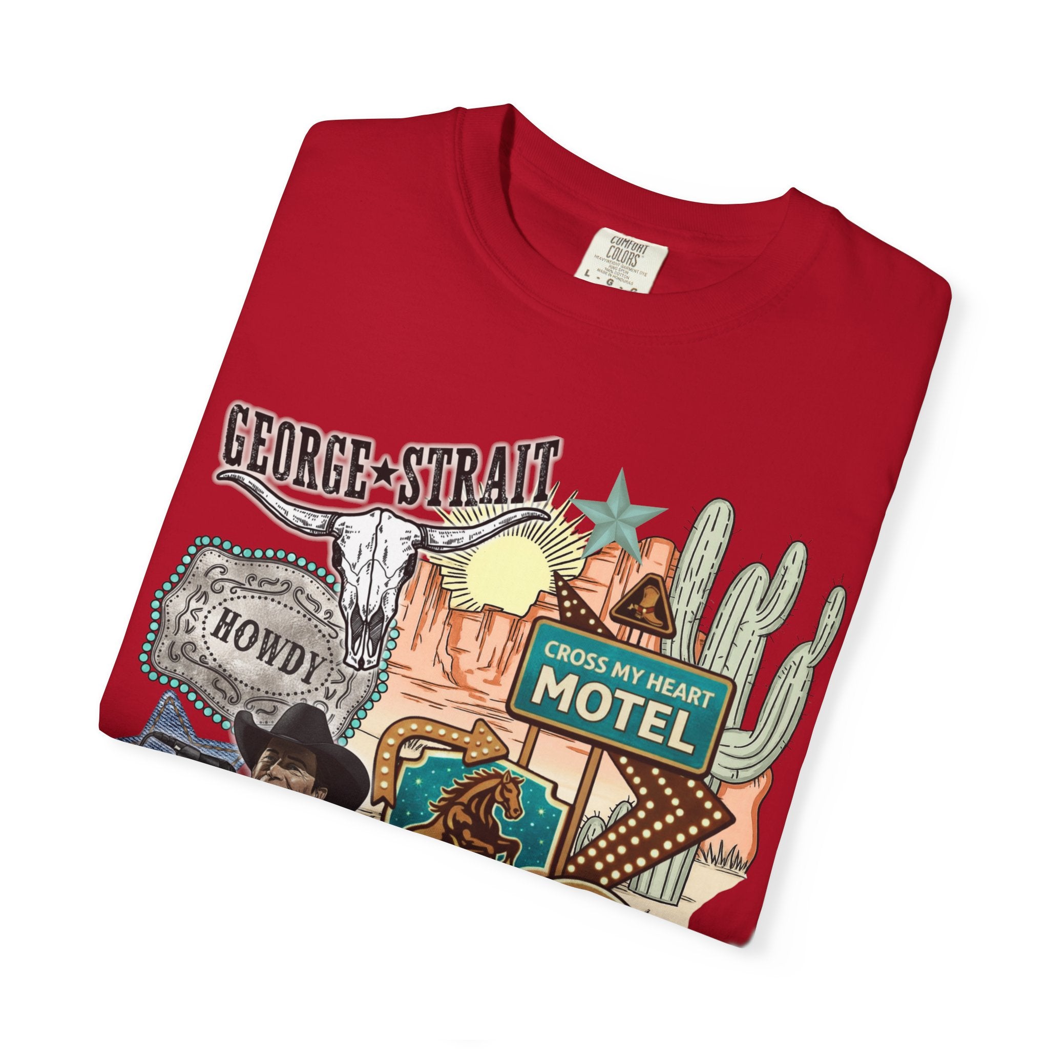 George Strait Collage Graphic Tee - Comfort Colors
