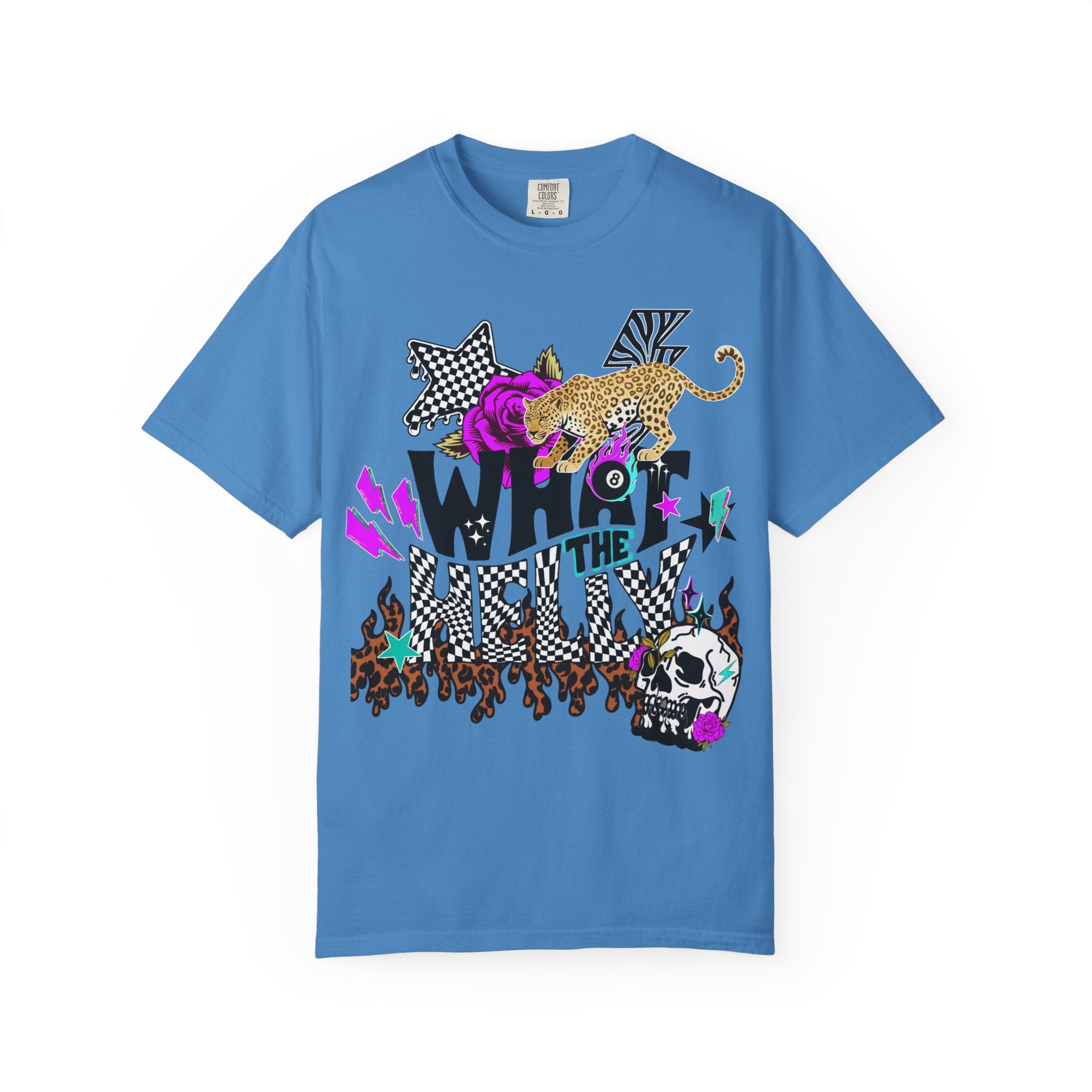 What the Helly (Purple) Graphic Tee - Comfort Colors