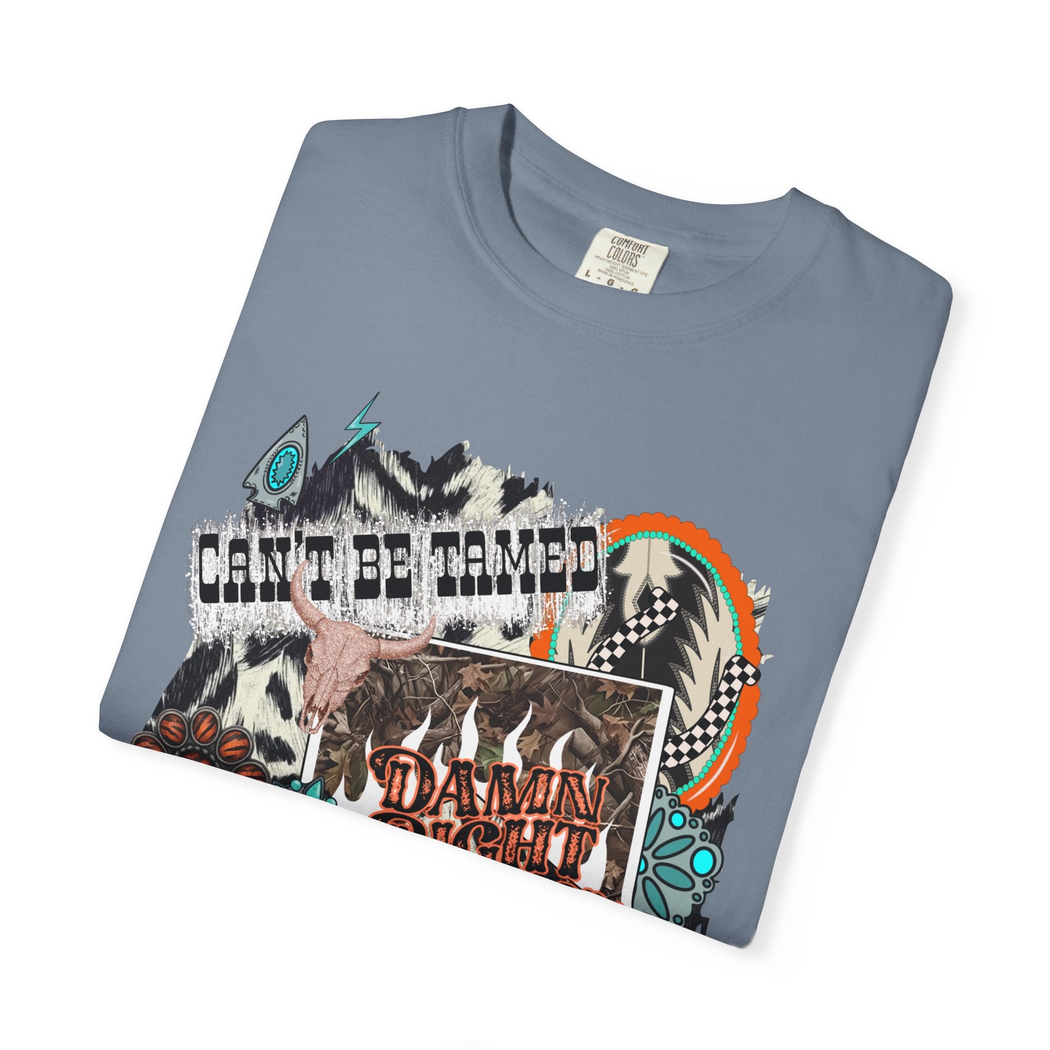 Damn Right Cowboy Graphic Tee - Comfort Colors