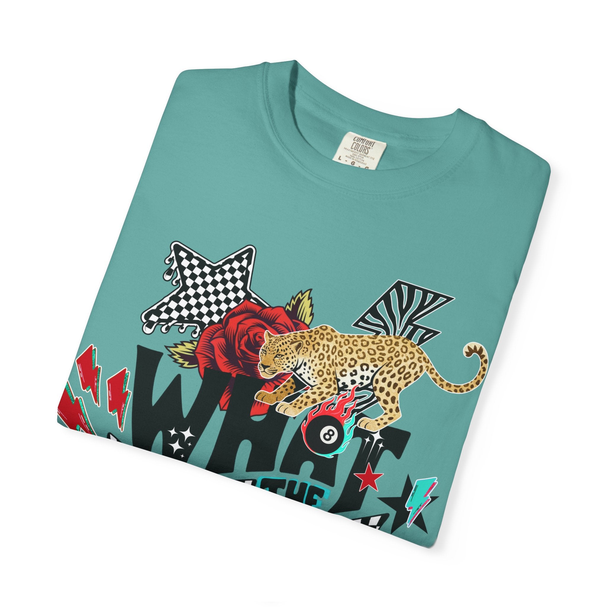 What the Helly (Red) Graphic Tee - Comfort Colors